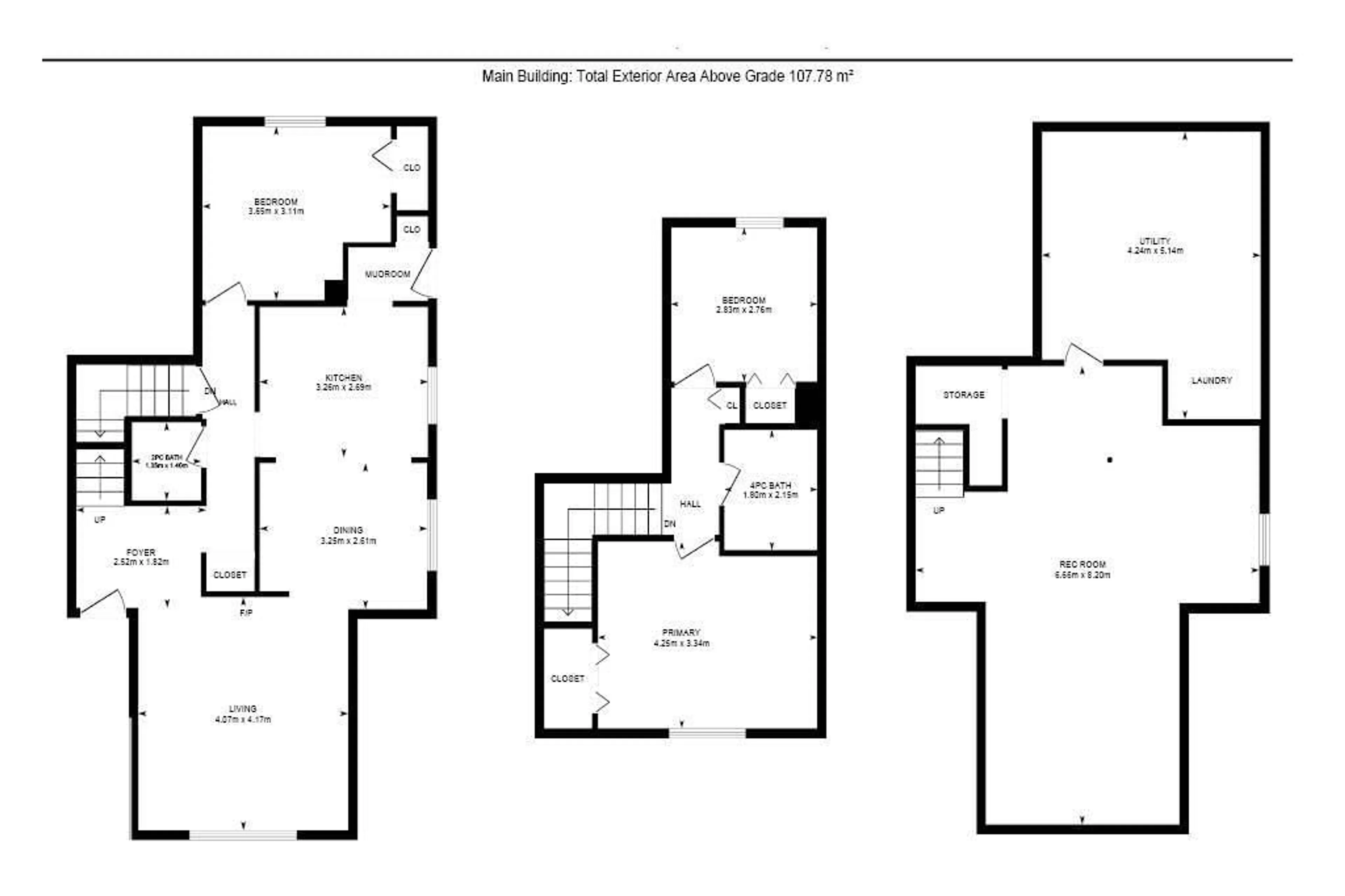 Floor plan for NW - 13825 114 ST, Edmonton Alberta T5X4A1