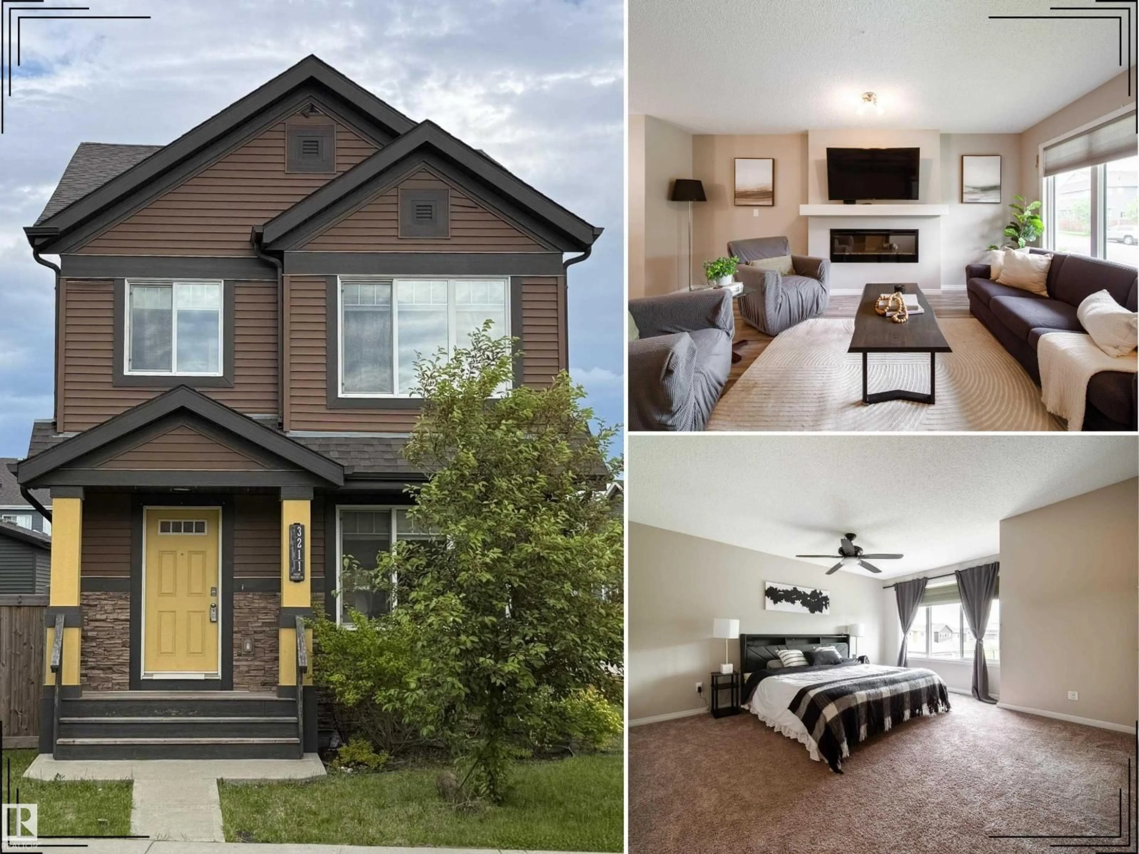 Home with brick exterior material, street for SW - 3211 CHERRY CR, Edmonton Alberta T6X1Y5