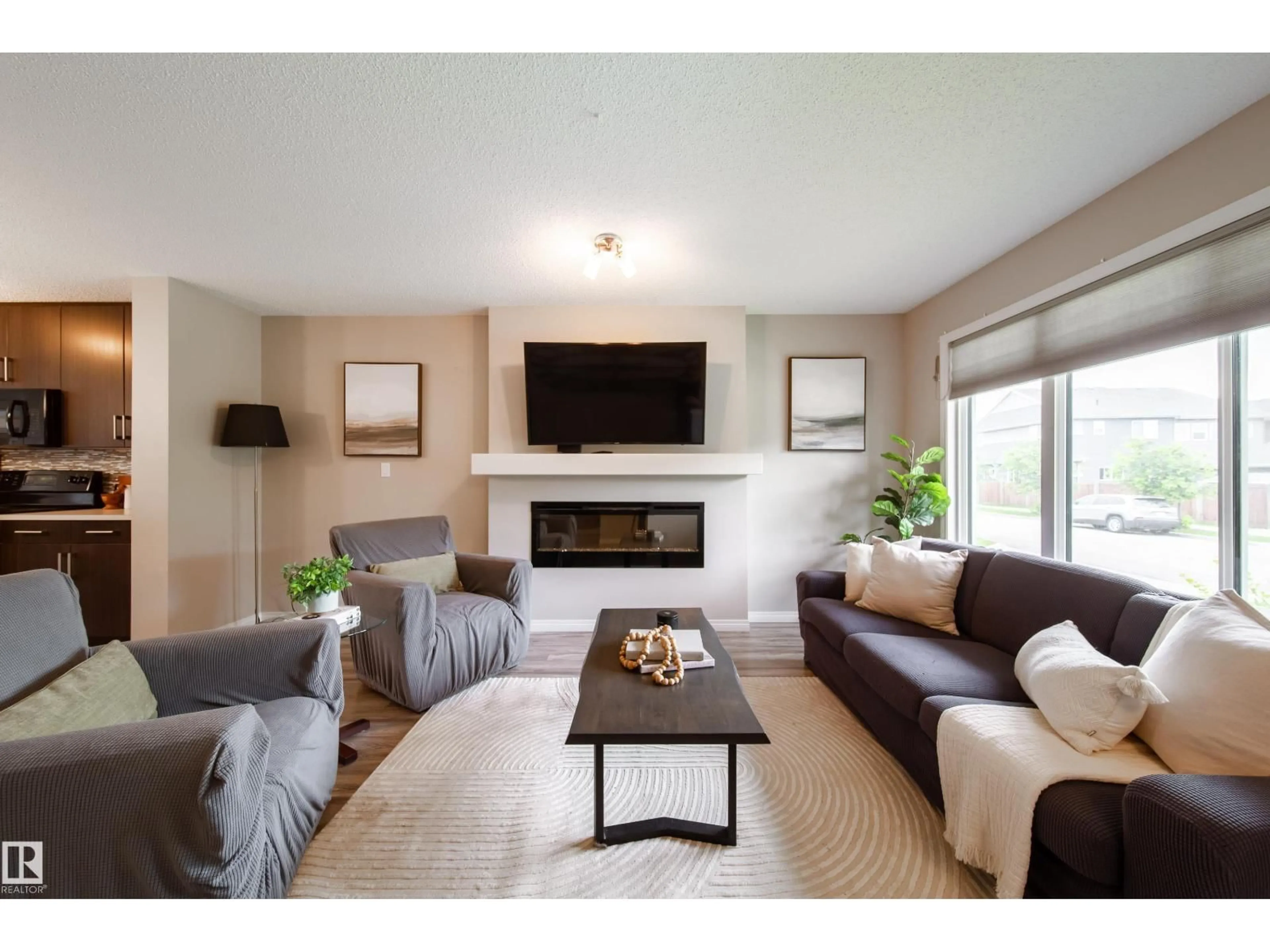 Living room with furniture, unknown for SW - 3211 CHERRY CR, Edmonton Alberta T6X1Y5