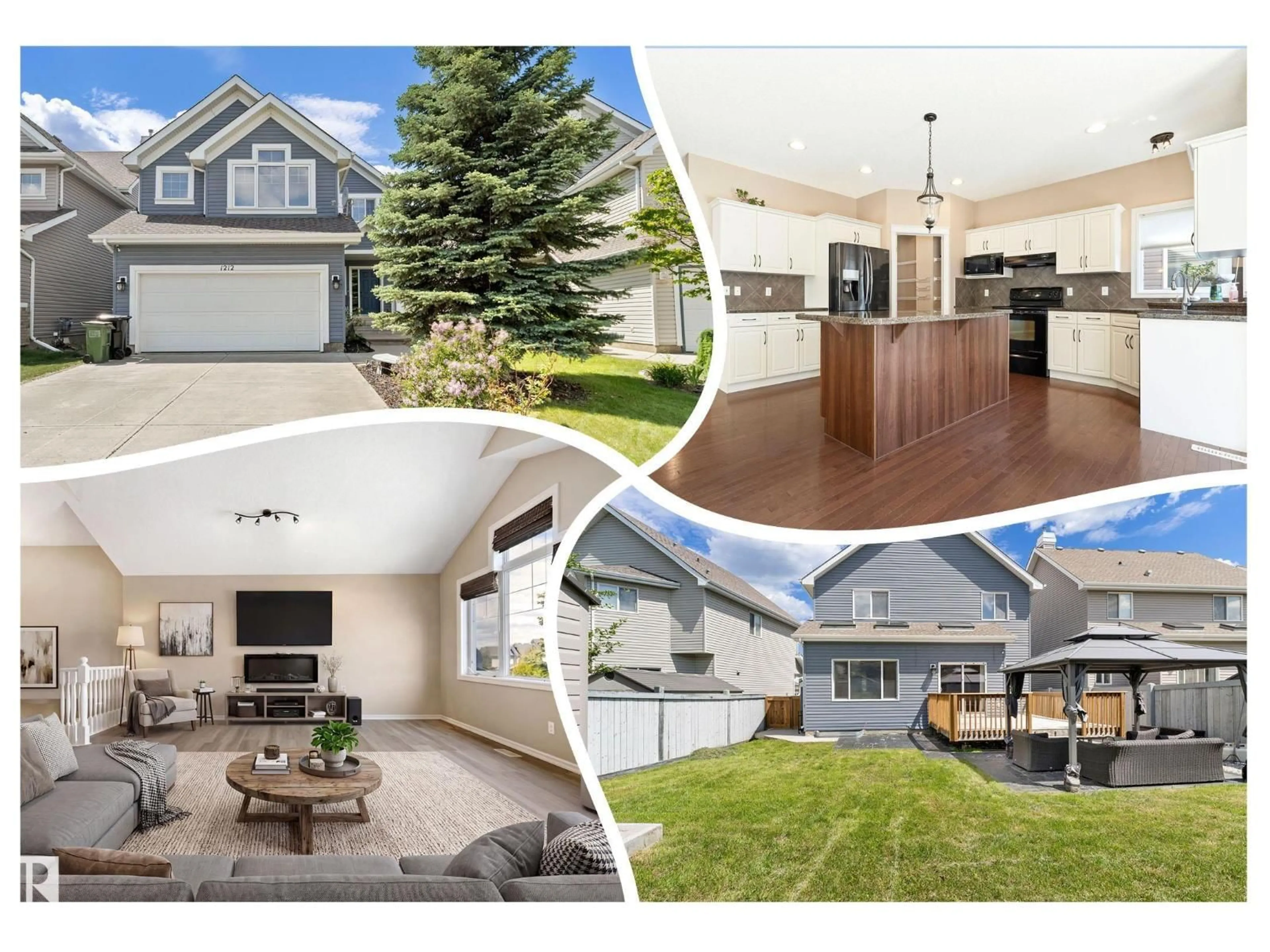 Home with vinyl exterior material, street for SW - 1212 82 ST, Edmonton Alberta T6X1E5