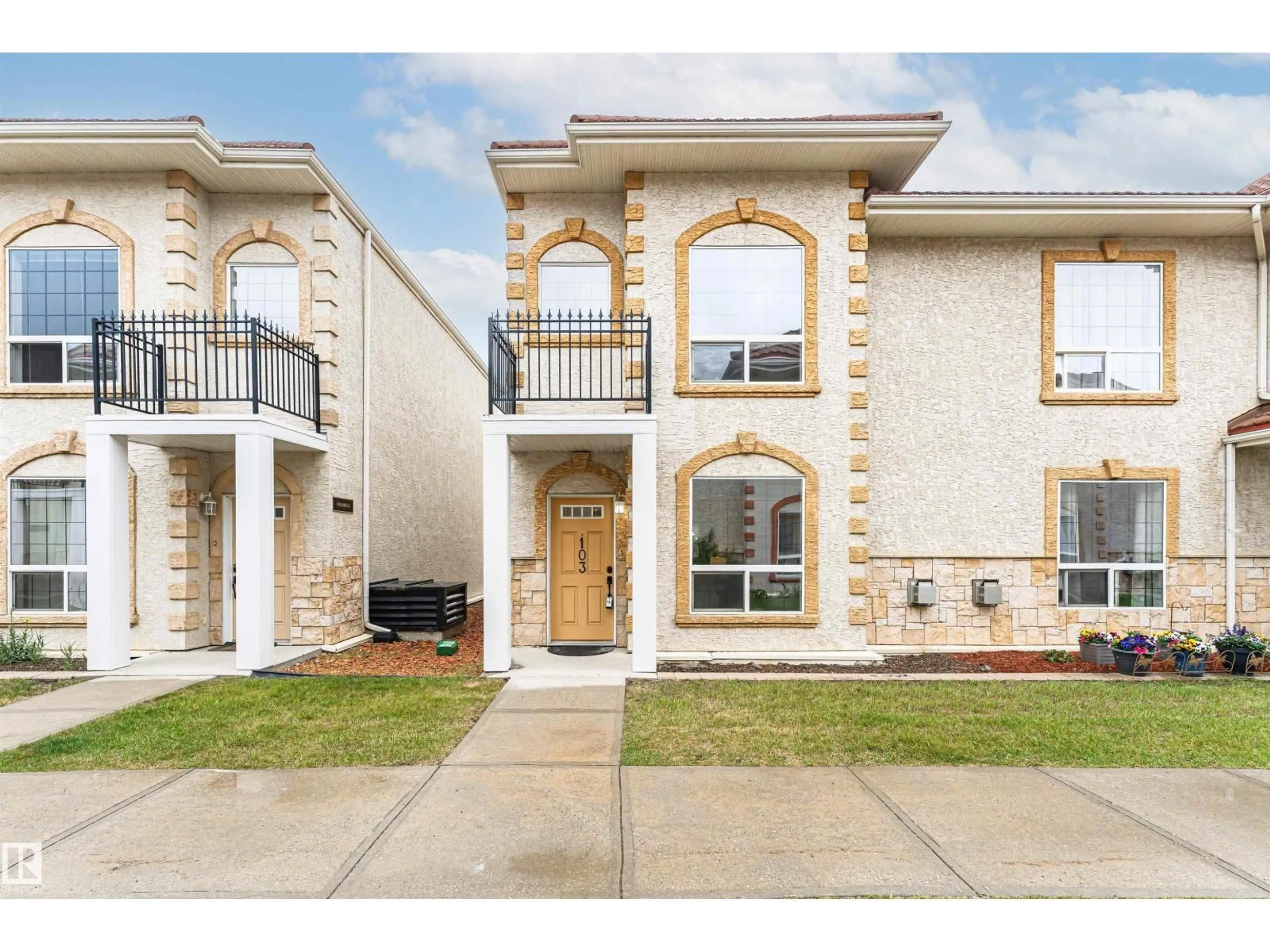 Home with brick exterior material, street for #103 - 13825 155 AV, Edmonton Alberta T6V0B8