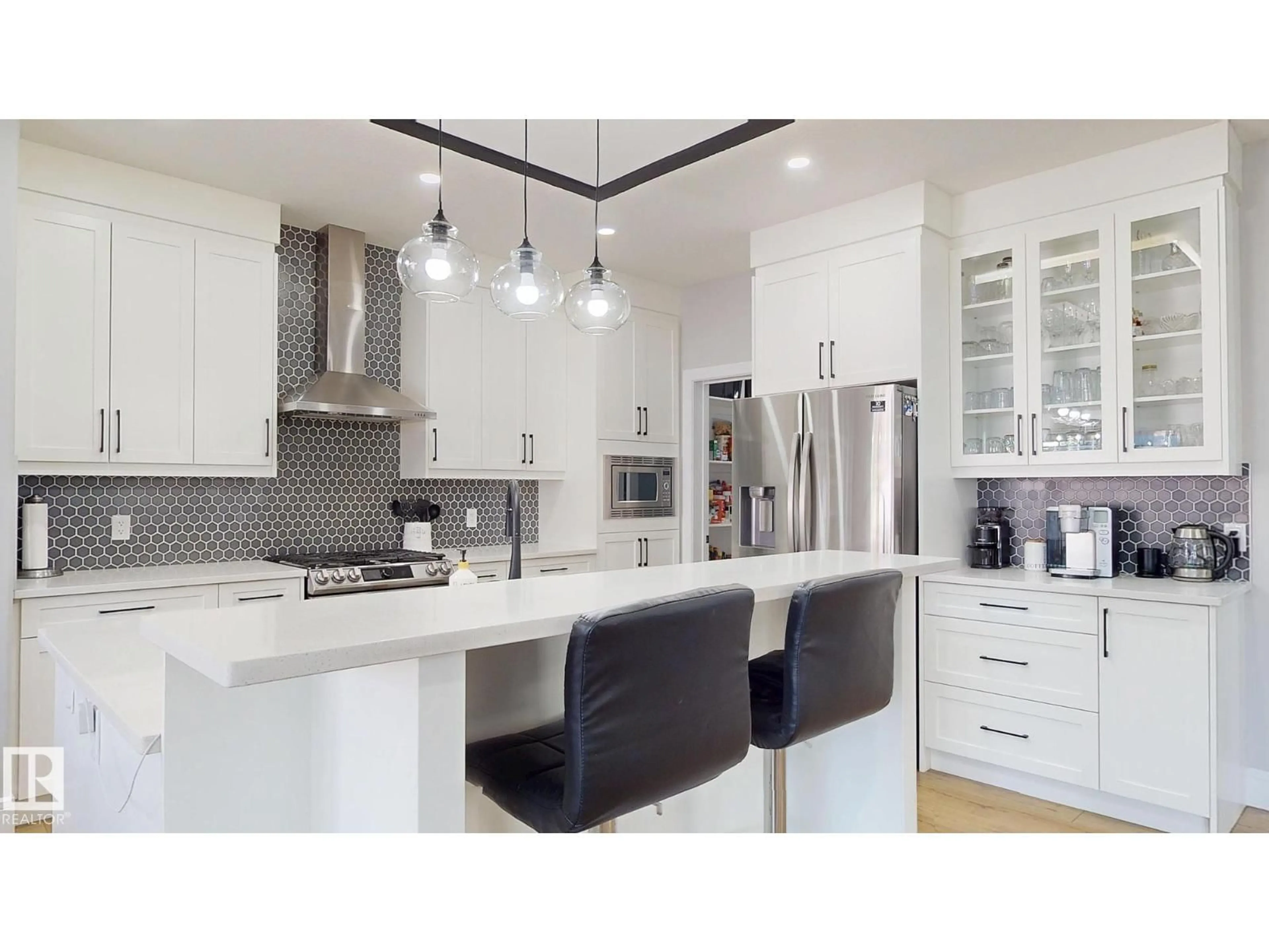 Contemporary kitchen, ceramic/tile floor for 312 WEST HAVEN DR, Leduc Alberta T9E1B6