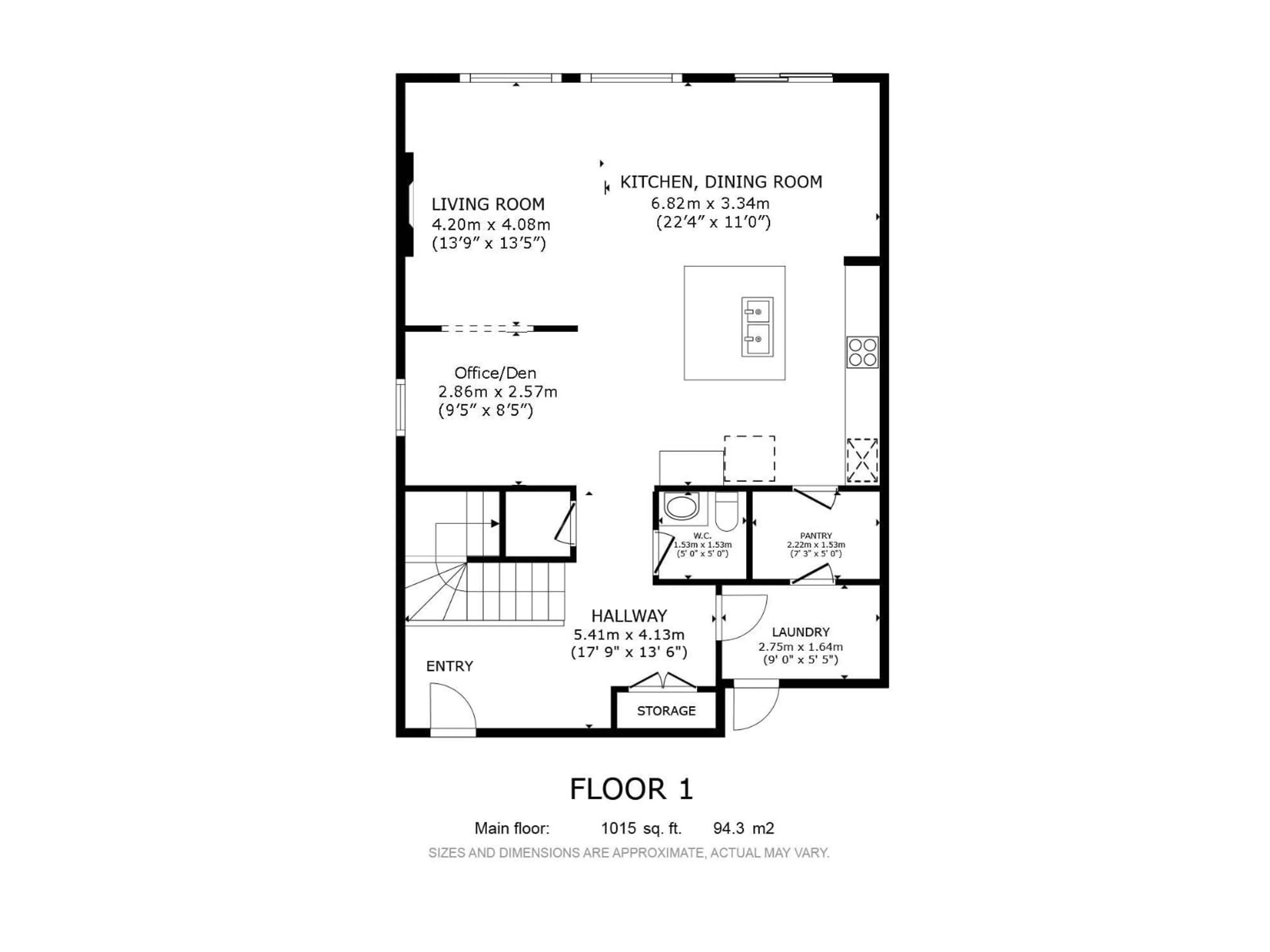 Floor plan for 312 WEST HAVEN DR, Leduc Alberta T9E1B6