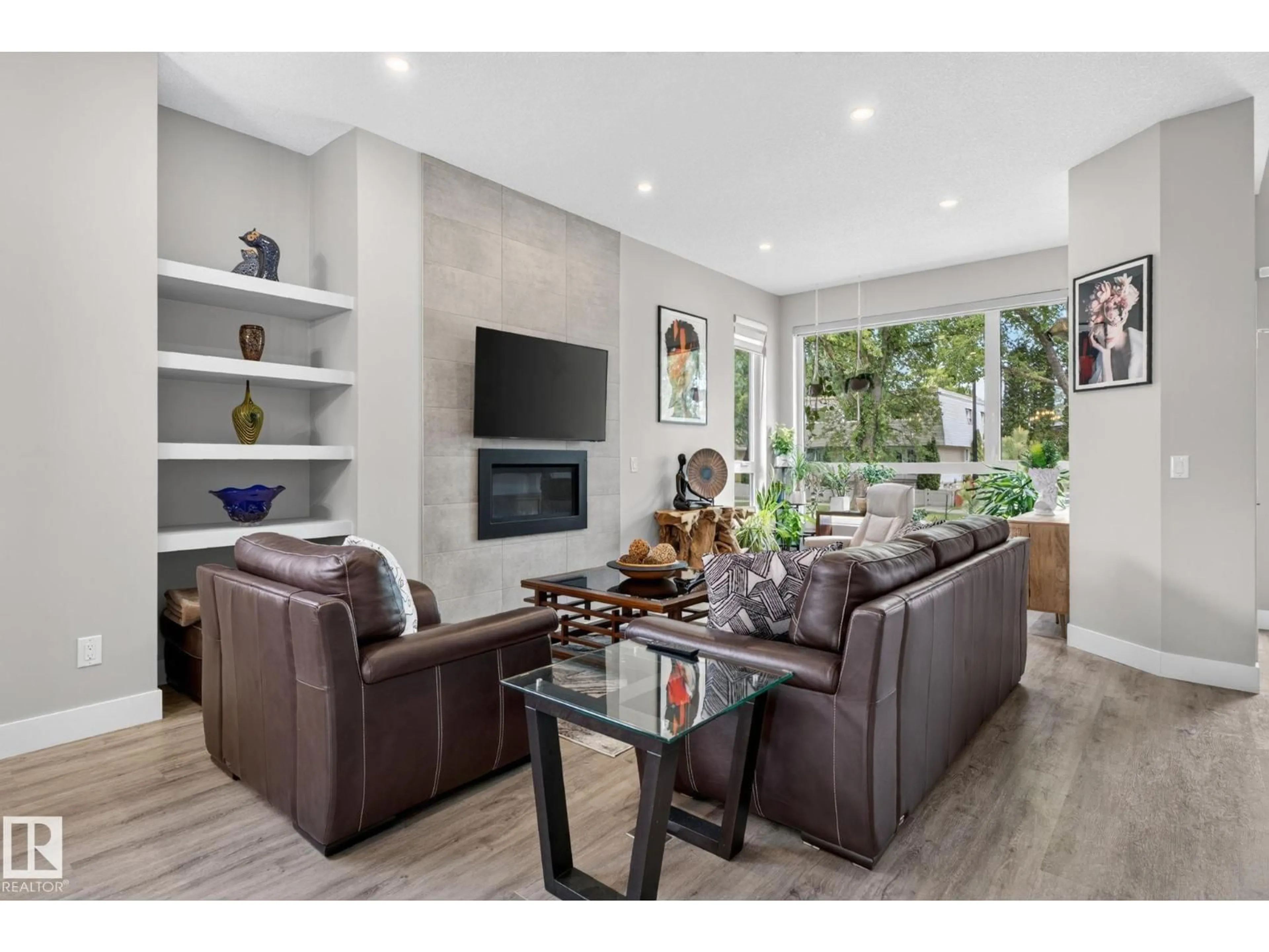Living room with furniture, unknown for NW - 10358 146 ST, Edmonton Alberta T5N3A2