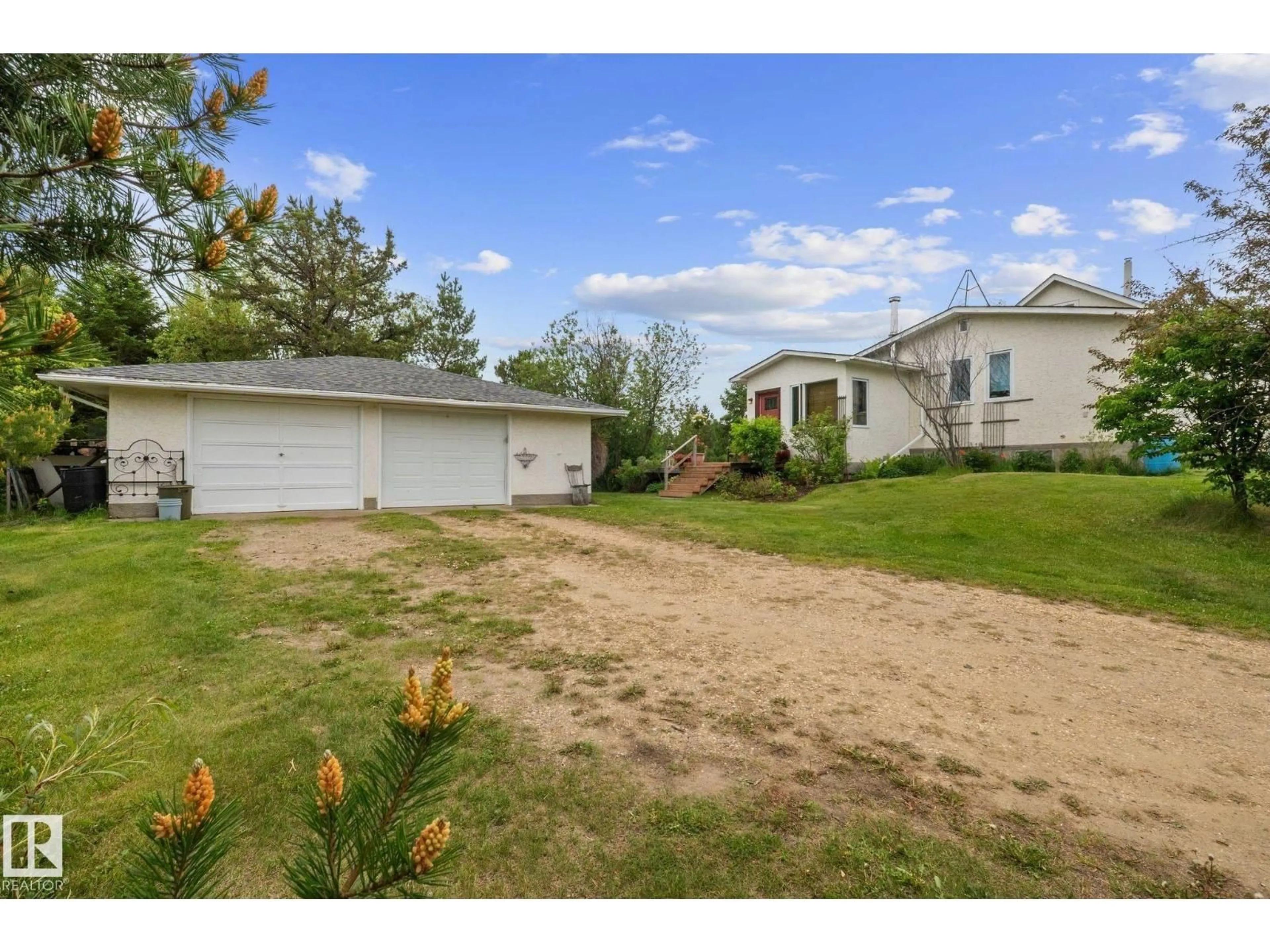 A pic from outside/outdoor area/front of a property/back of a property/a pic from drone, street for 23351 TWP RD 502, Rural Leduc County Alberta T4X0R4