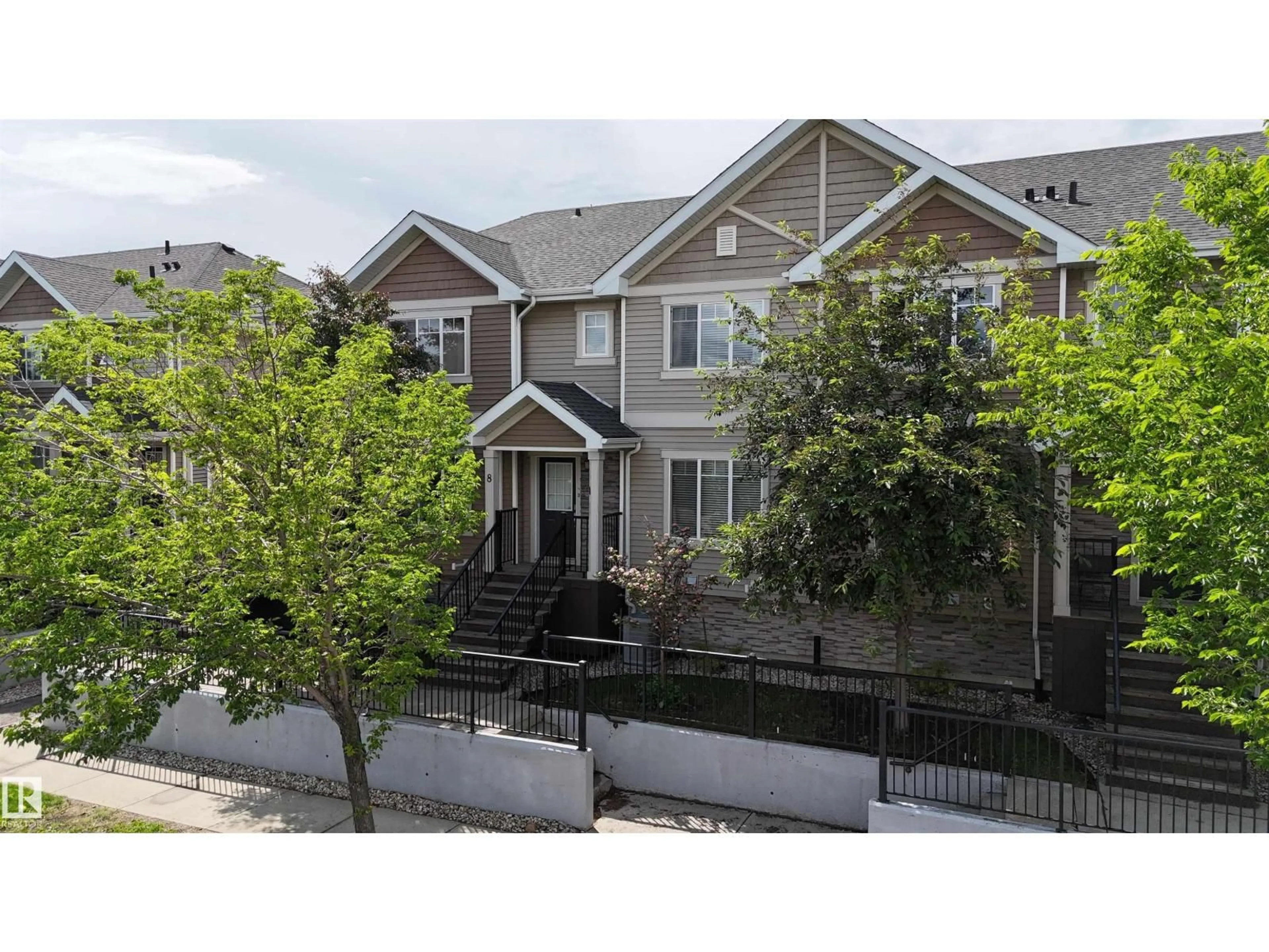 A pic from outside/outdoor area/front of a property/back of a property/a pic from drone, unknown for #8 - 13810 166 AV, Edmonton Alberta T6V0K4