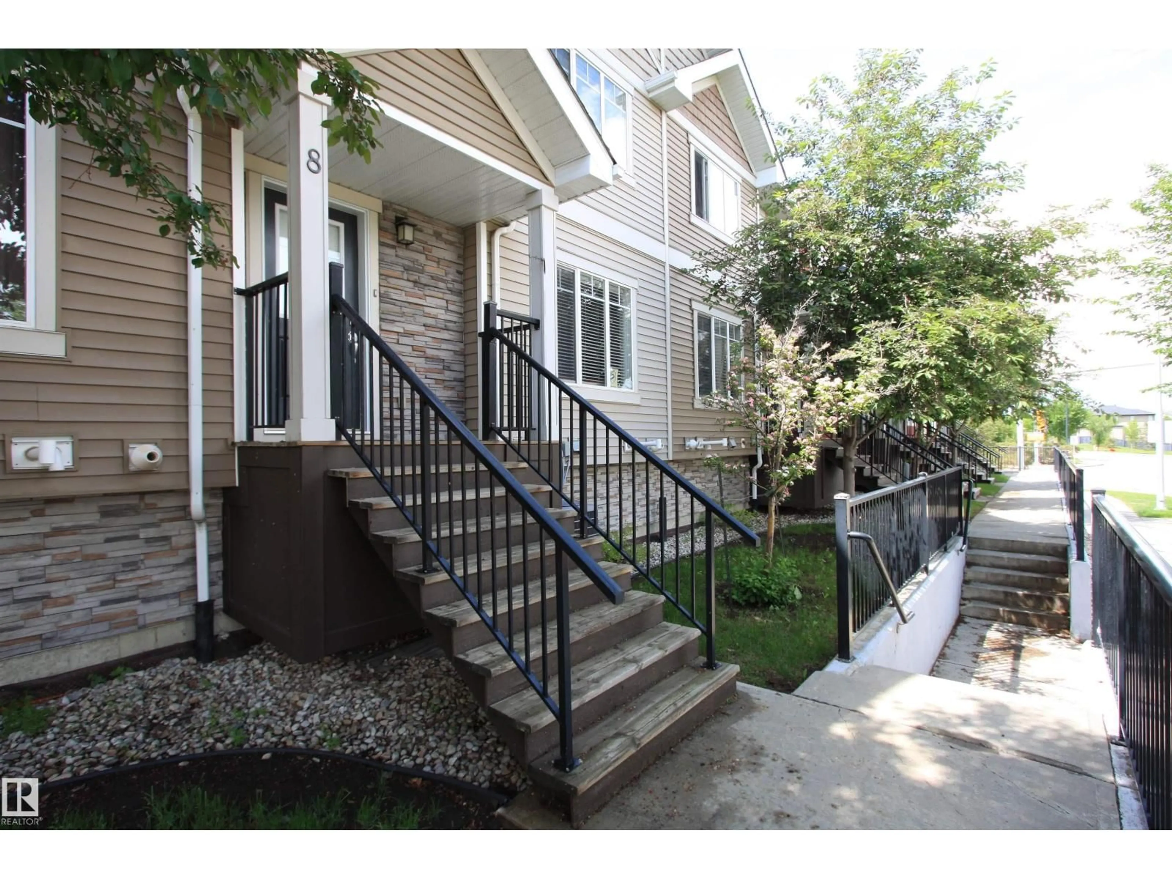 Stairs for #8 - 13810 166 AV, Edmonton Alberta T6V0K4