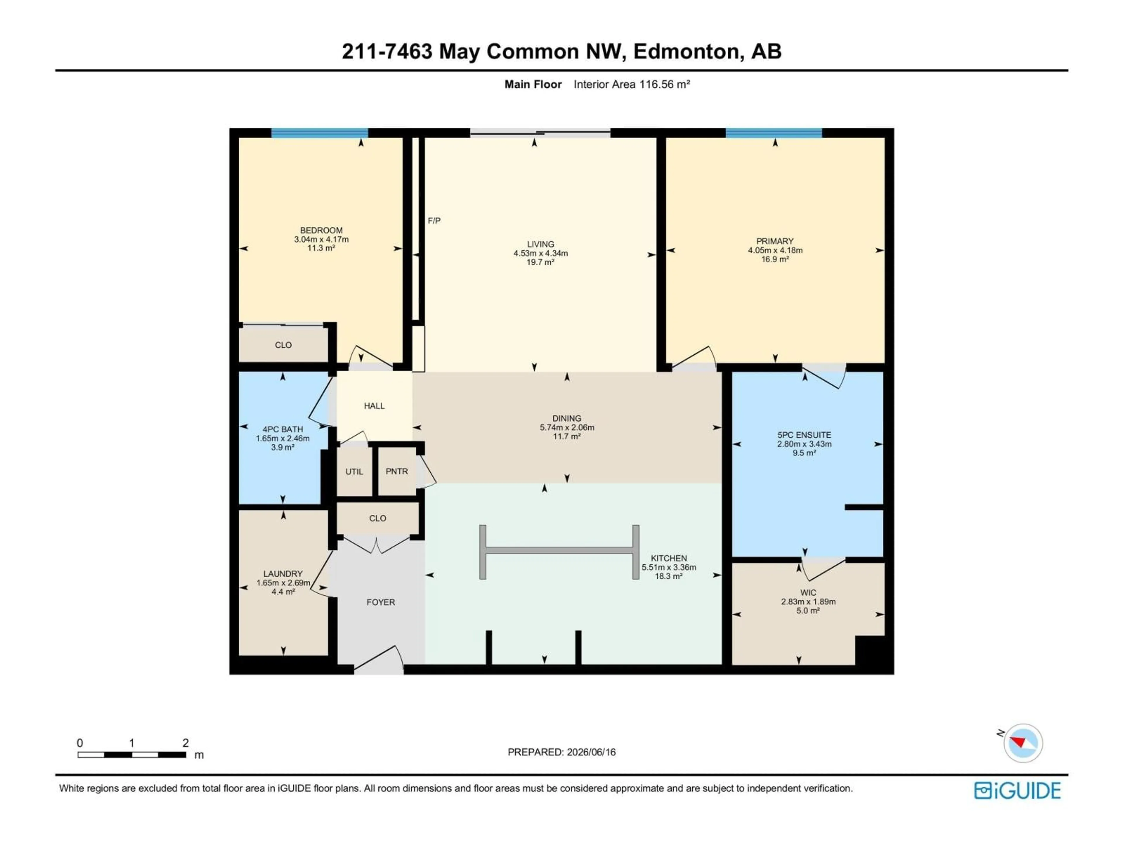 Floor plan for #211 - 7463 MAY CM, Edmonton Alberta T6R0X1