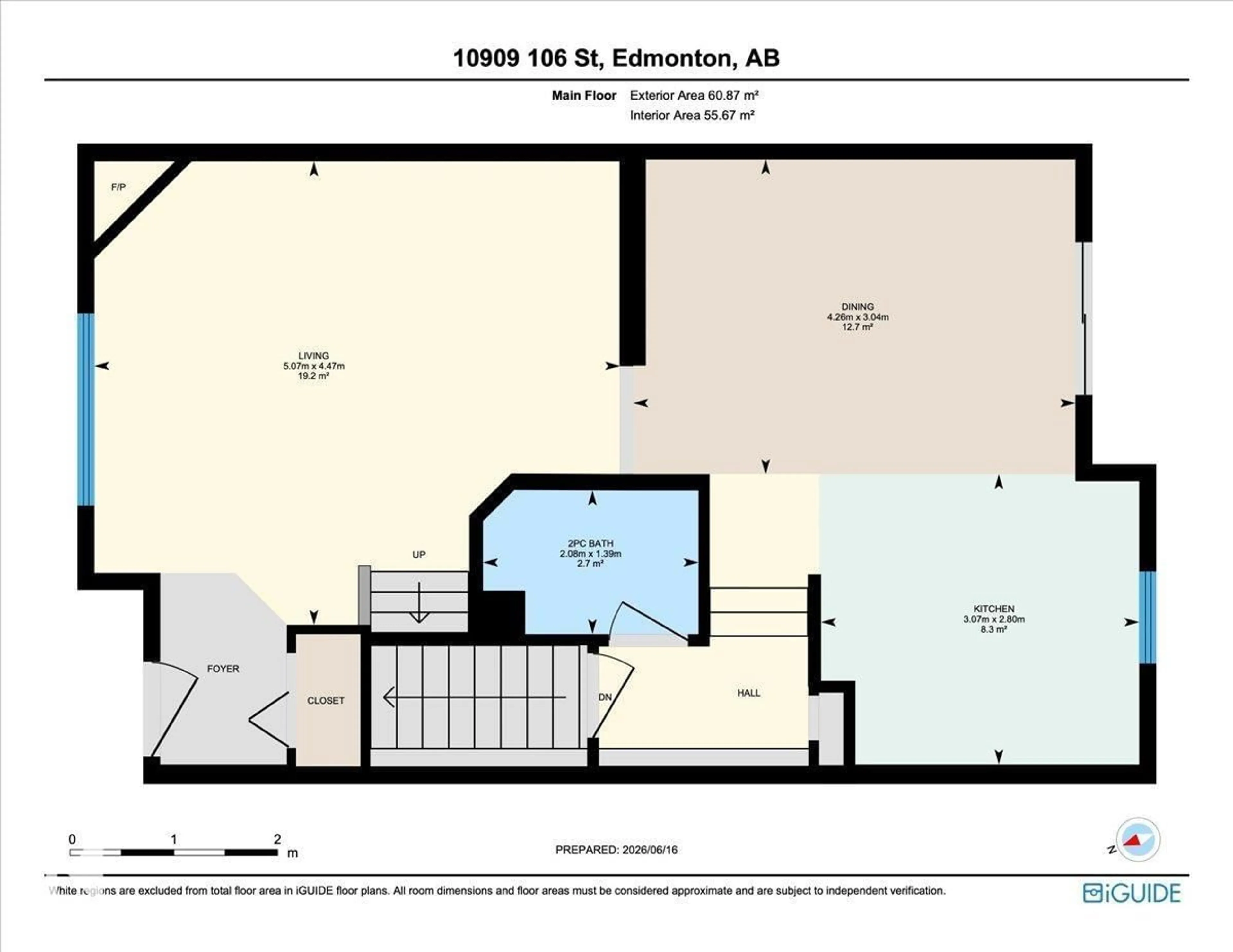 Floor plan for #111 - 10909 106 ST NW, Edmonton Alberta T5H4M7