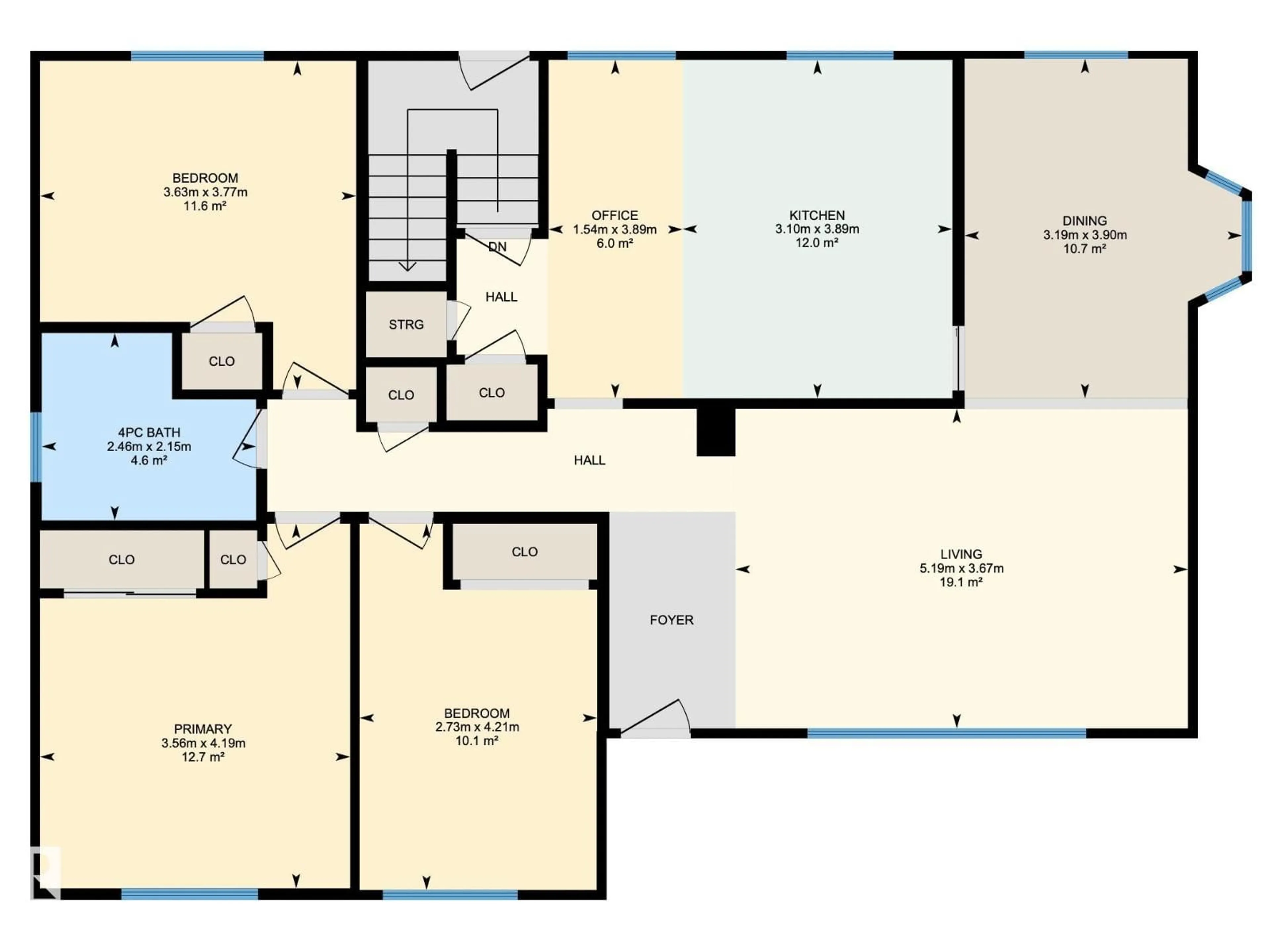 Floor plan for 9044 56 ST, Edmonton Alberta T6B1J2