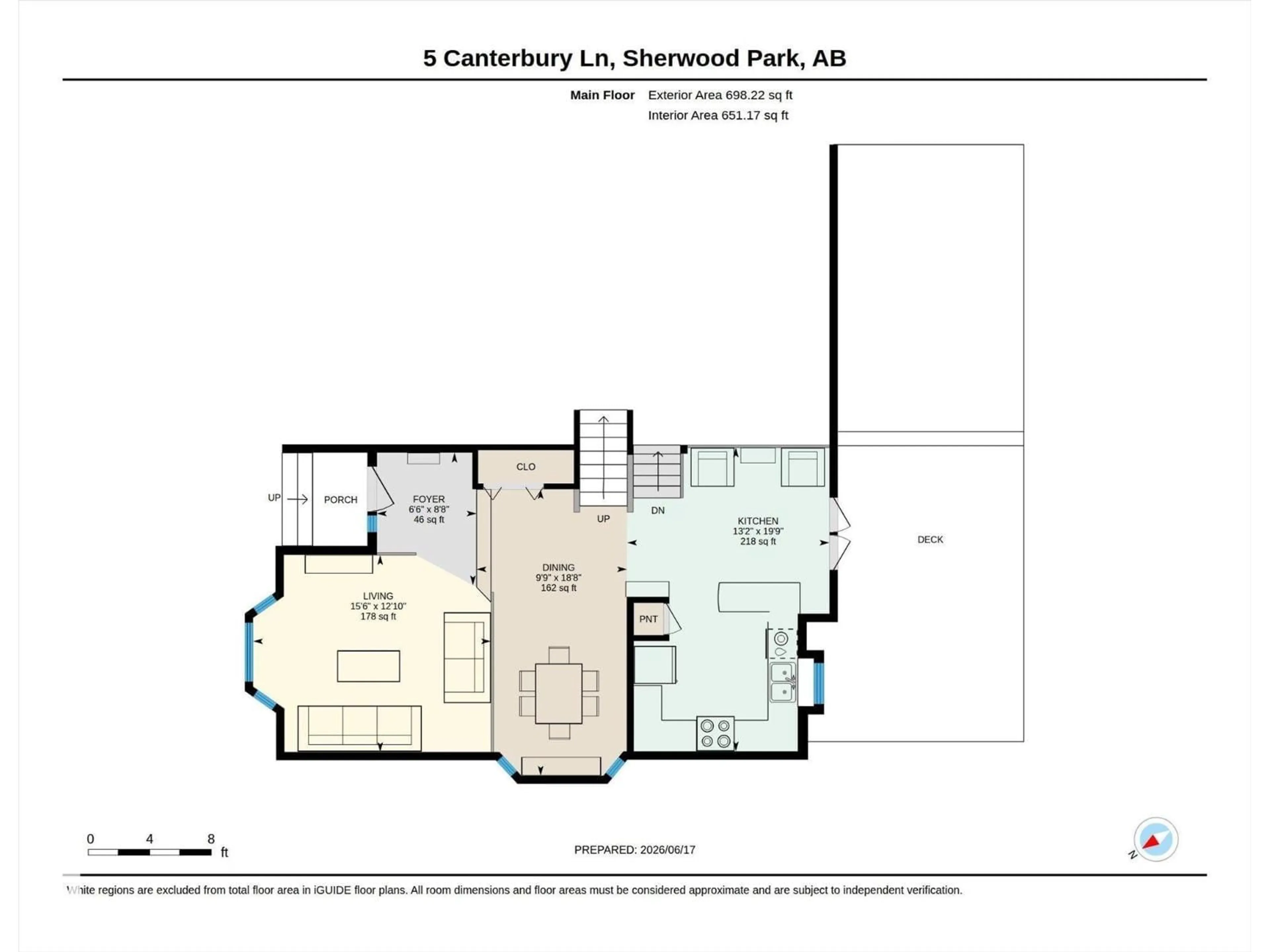 Floor plan for 5 CANTERBURY LN, Sherwood Park Alberta T8H1E6