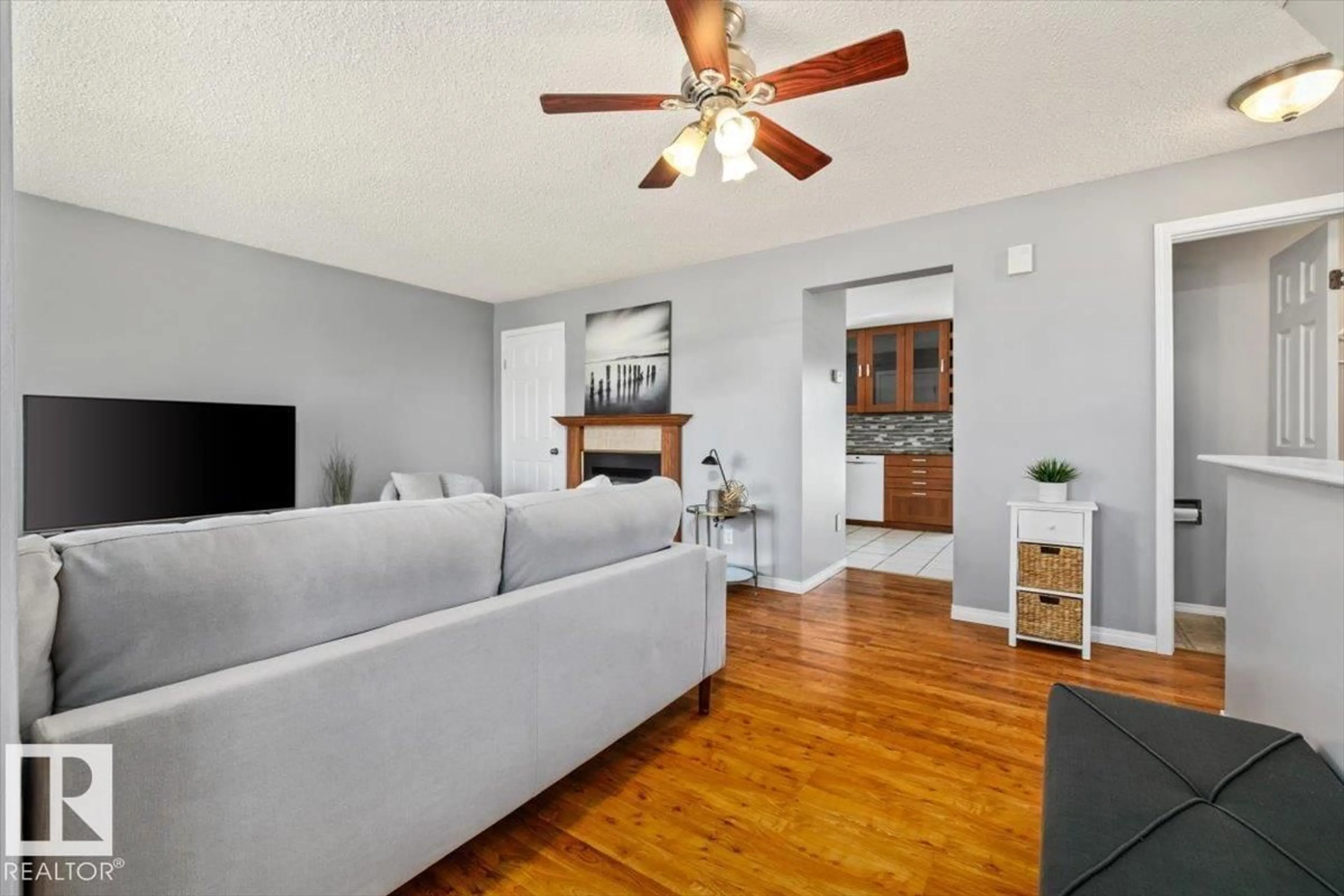 Living room with furniture, unknown for 5807 52 AV, Beaumont Alberta T4X1B5