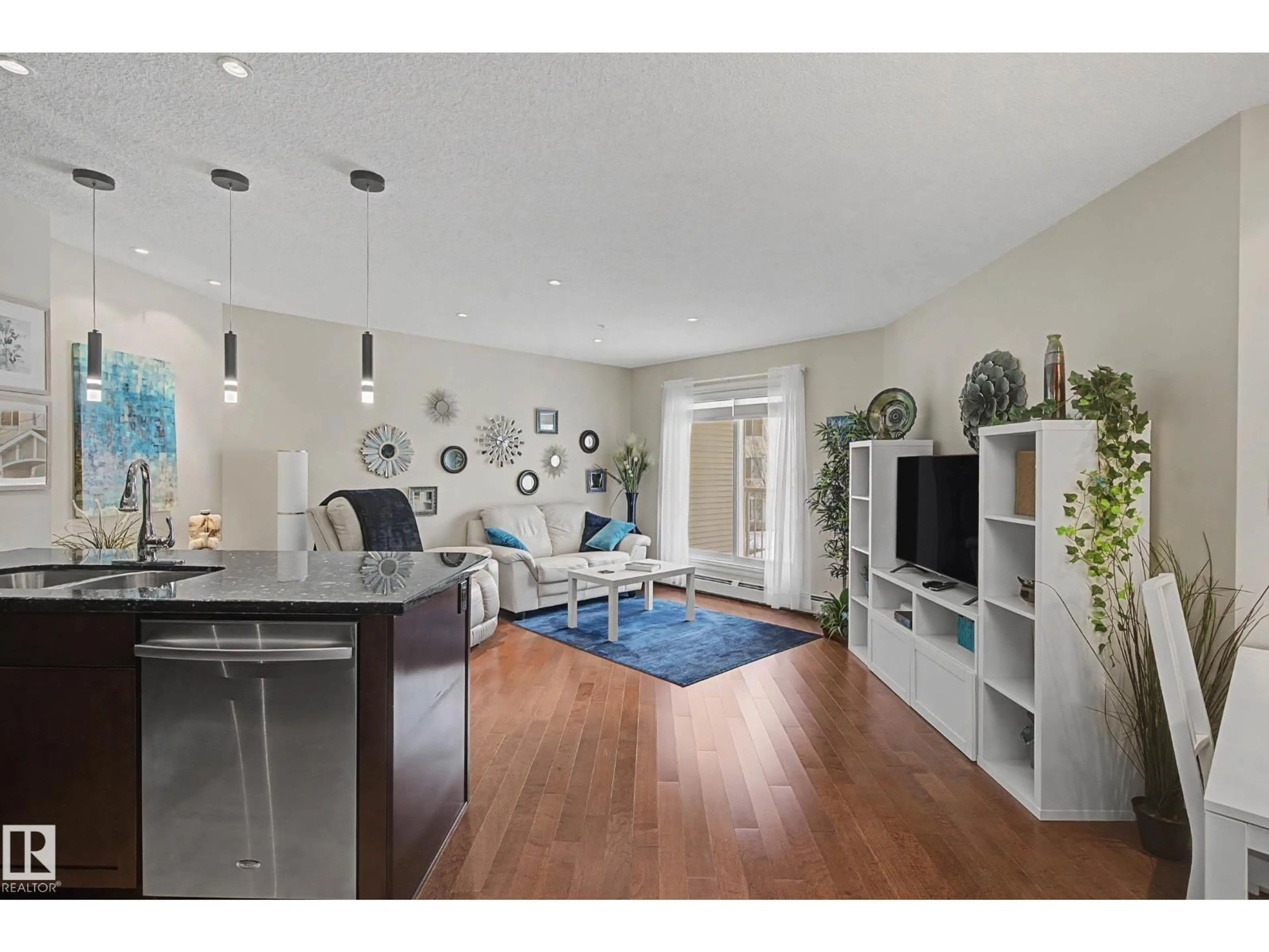 Open concept kitchen, unknown for 210 - 2204 44 AV, Edmonton Alberta T6T0G5