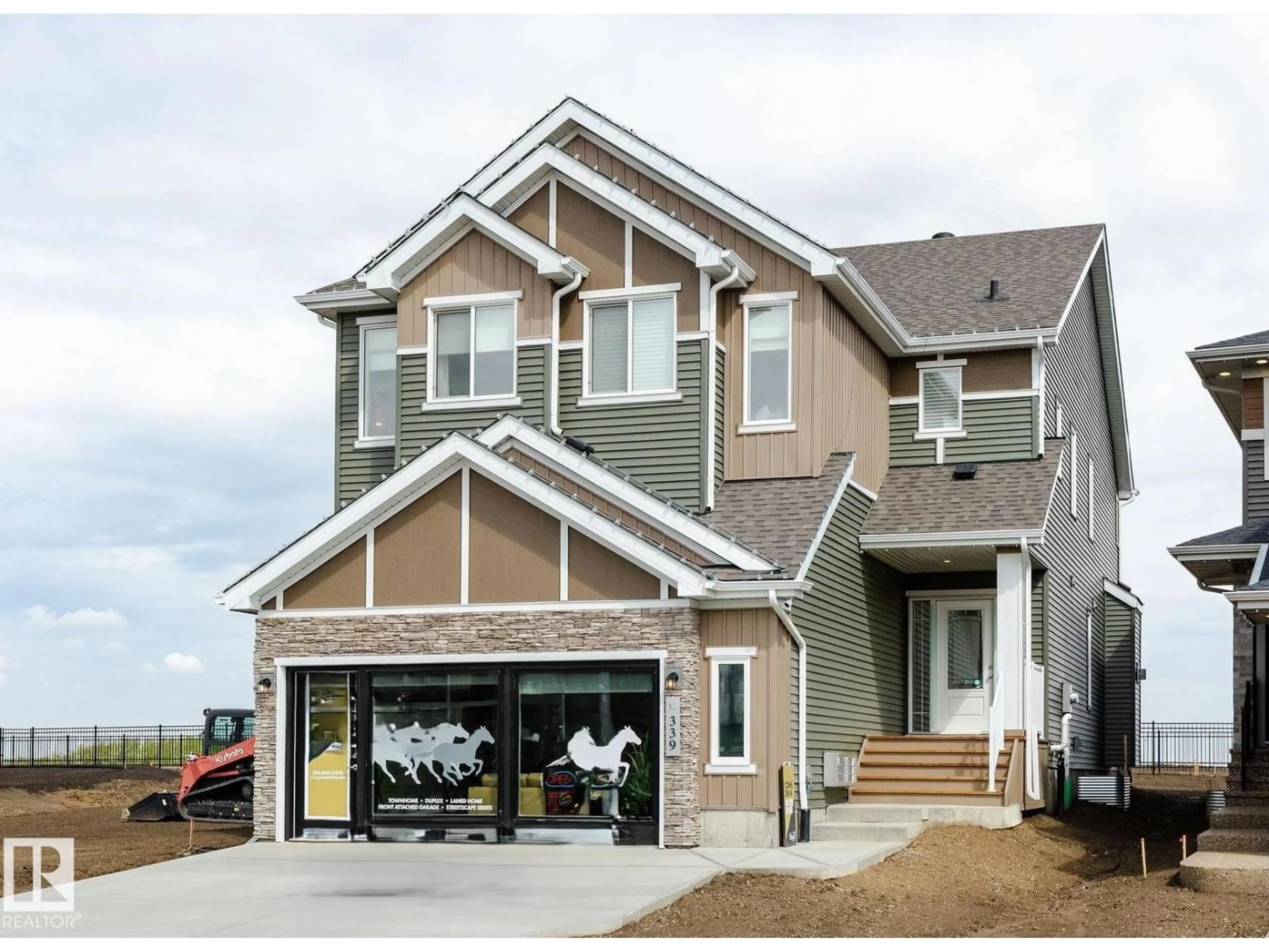 Home with vinyl exterior material, street for 339 JENSEN LAKES BV, St. Albert Alberta T8N7Z4