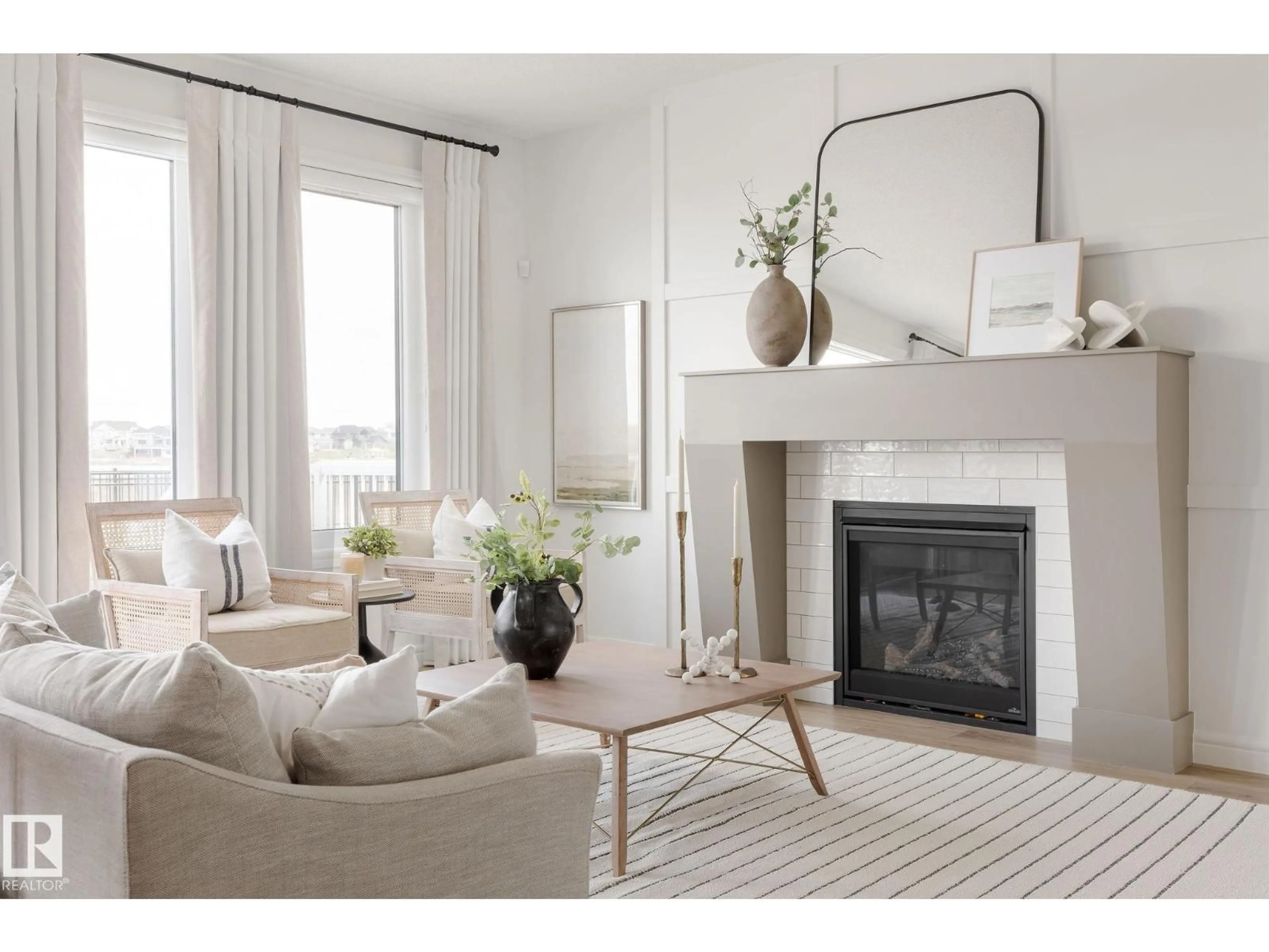 Living room with furniture, unknown for 339 JENSEN LAKES BV, St. Albert Alberta T8N7Z4