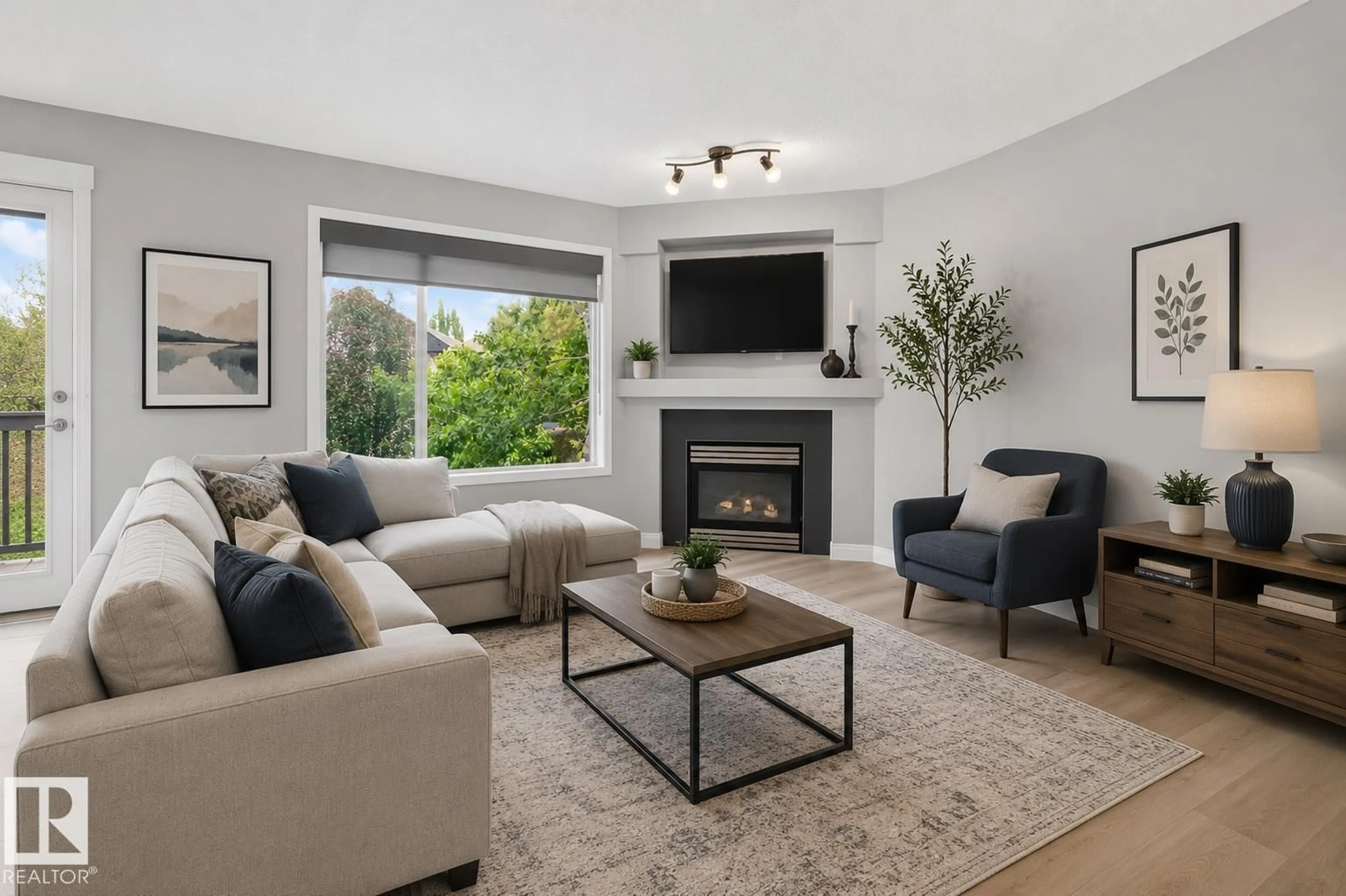 Living room with furniture, unknown for 120 21 SUMMERWOOD DR, Sherwood Park Alberta T8H0B3