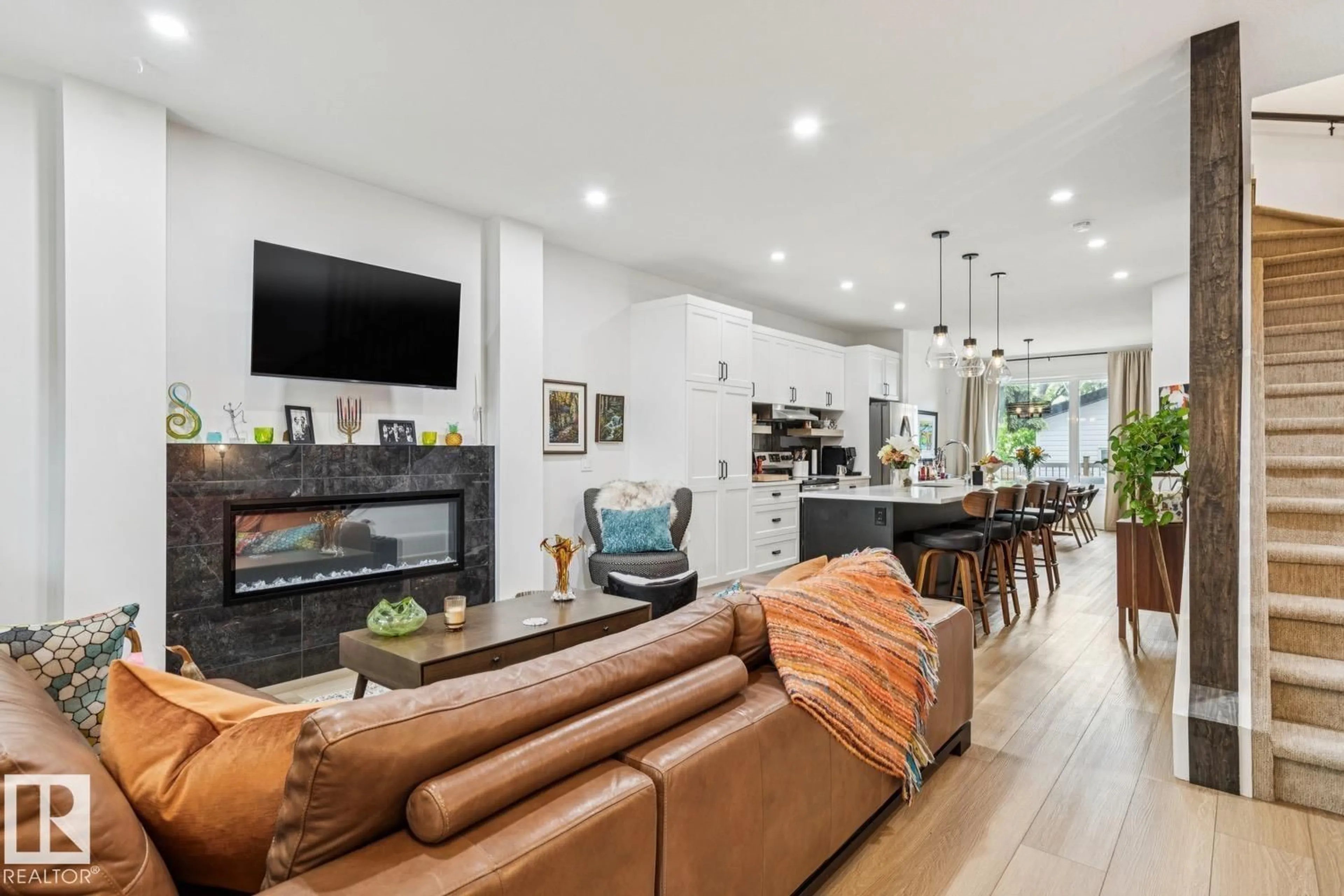 Open concept kitchen, unknown for 49 - 10147 82 ST, Edmonton Alberta T6A3M1