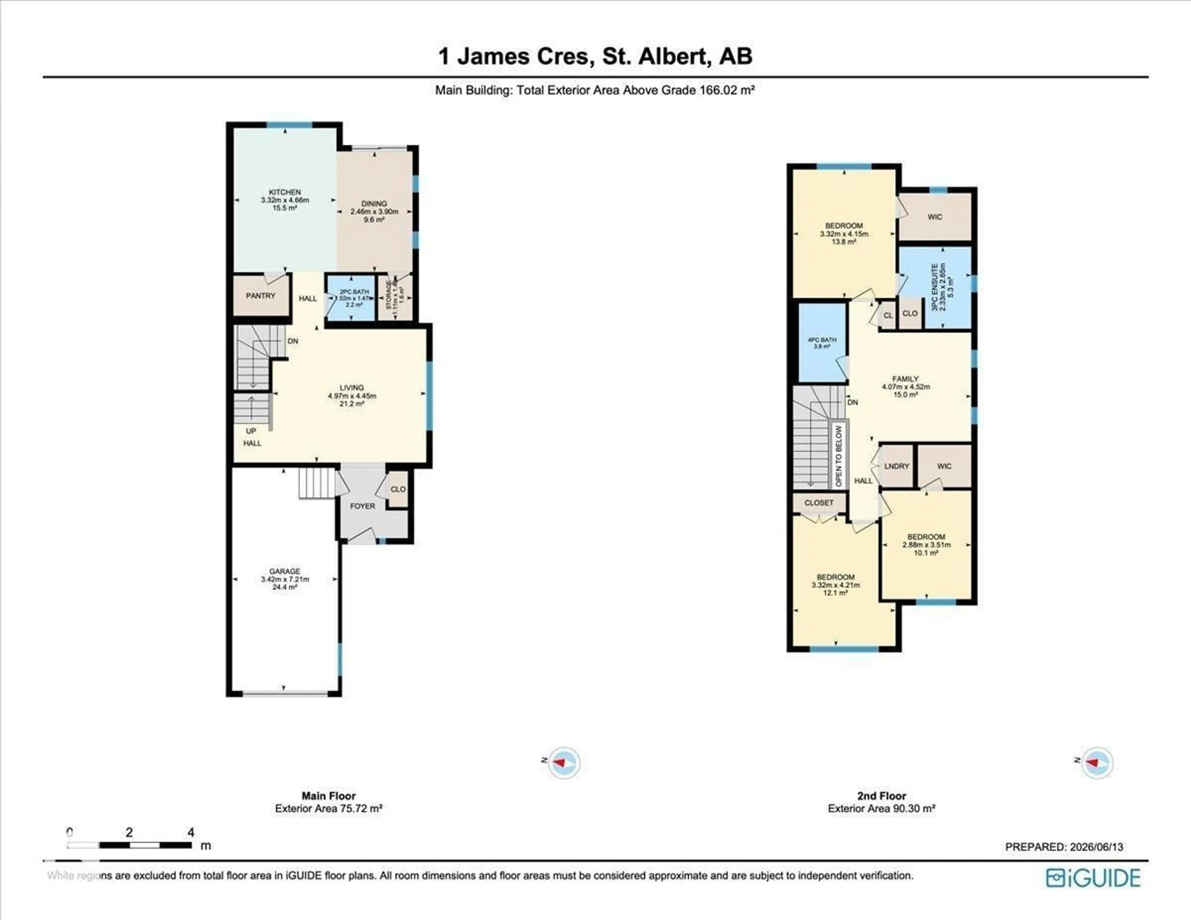 Floor plan for 1 JAMES CR, St. Albert Alberta T8N7S6