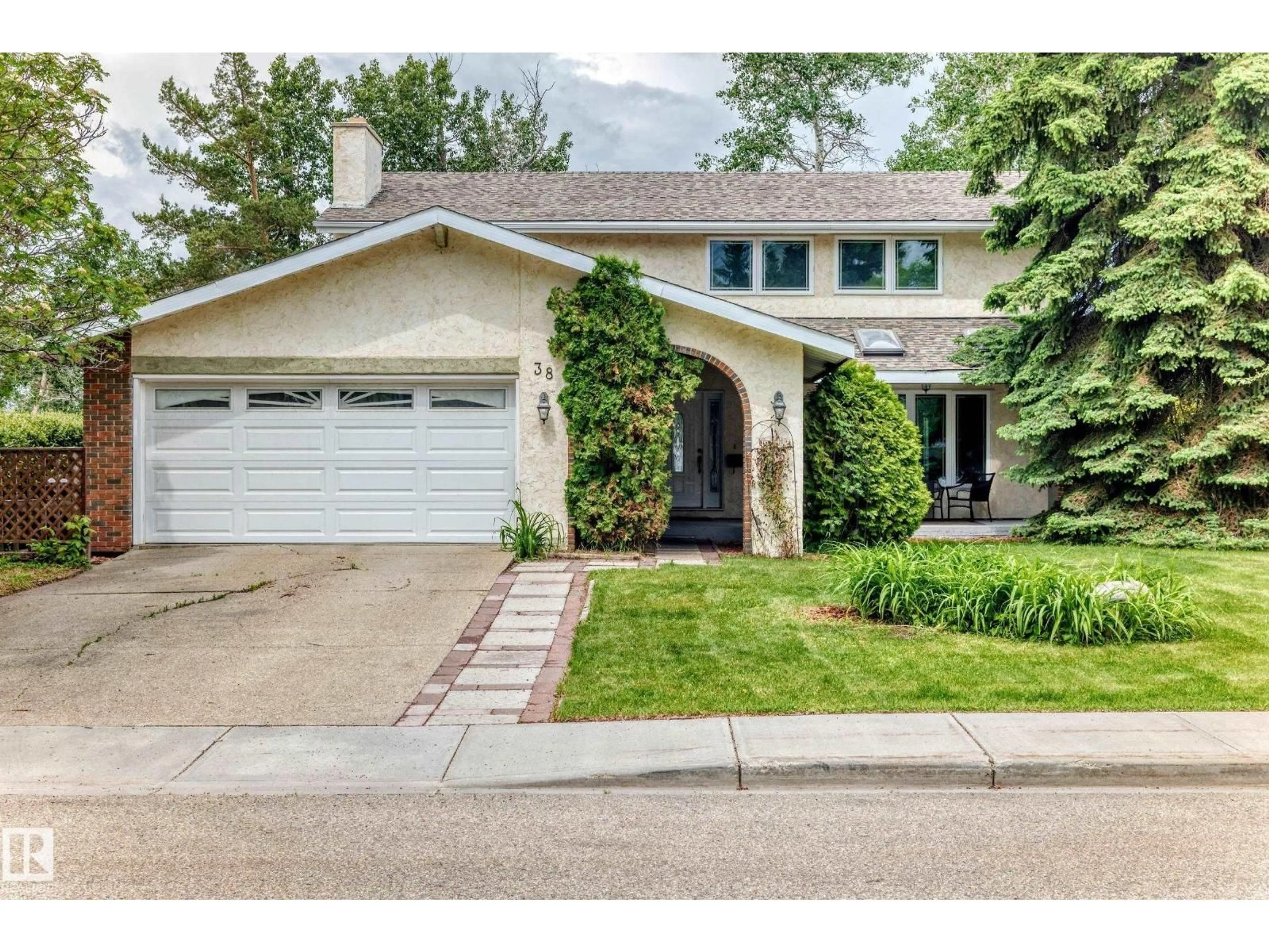 Home with brick exterior material, street for 38 BEAUVISTA DR, Sherwood Park Alberta T8A3M5