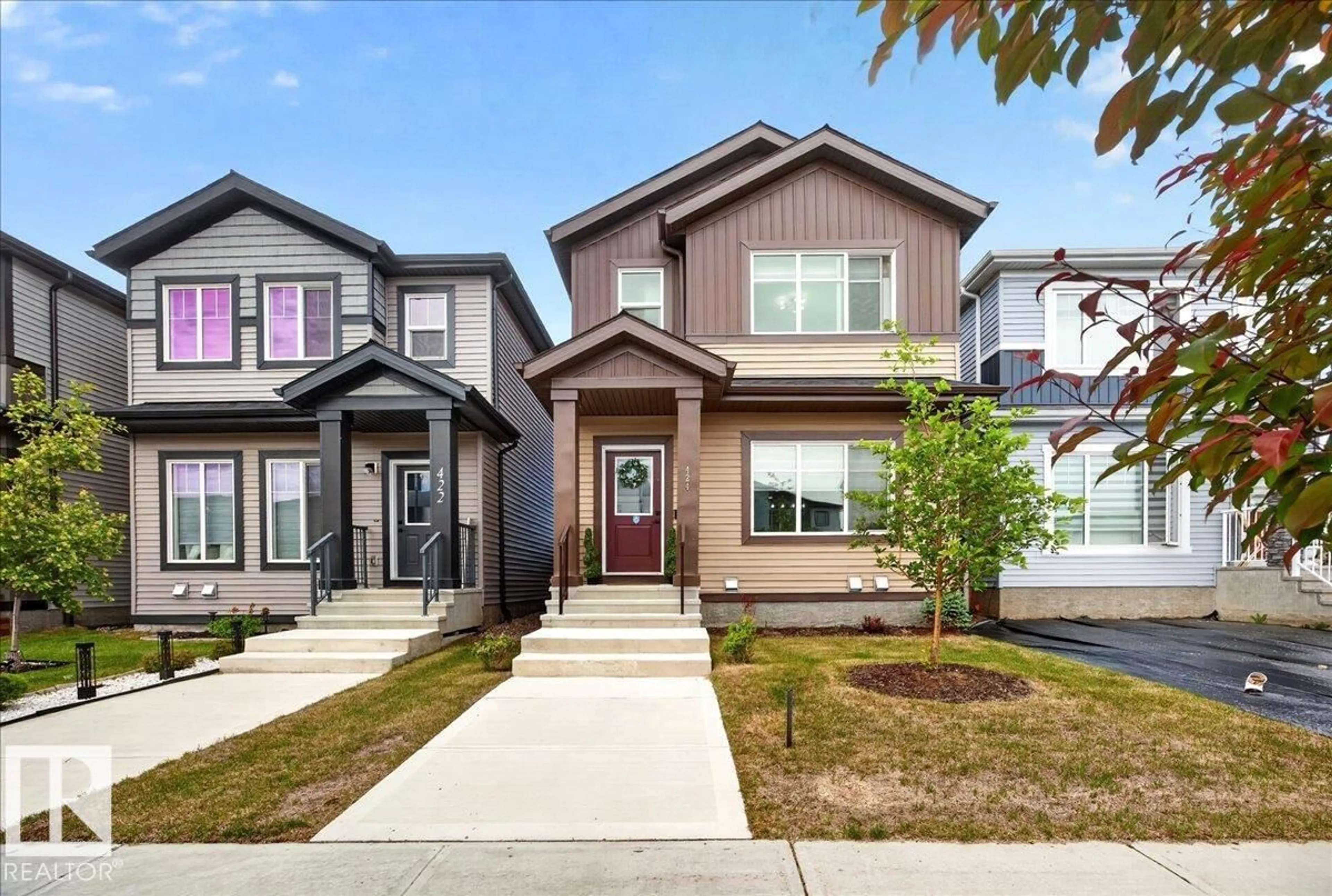 Home with brick exterior material, street for 424 BLACK STONE LI, Leduc Alberta T9E1L8