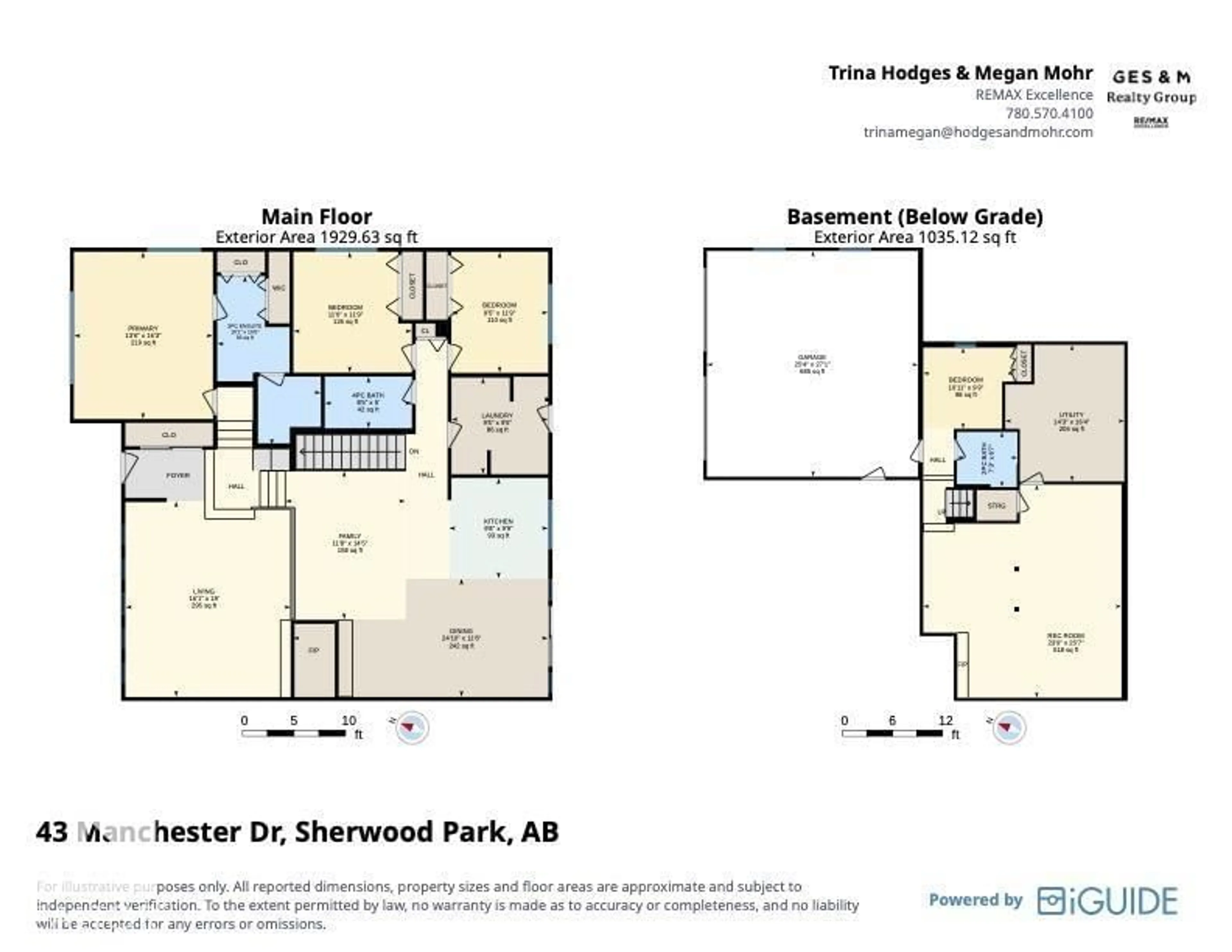 Floor plan for 43 MANCHESTER DR, Sherwood Park Alberta T8A0T3