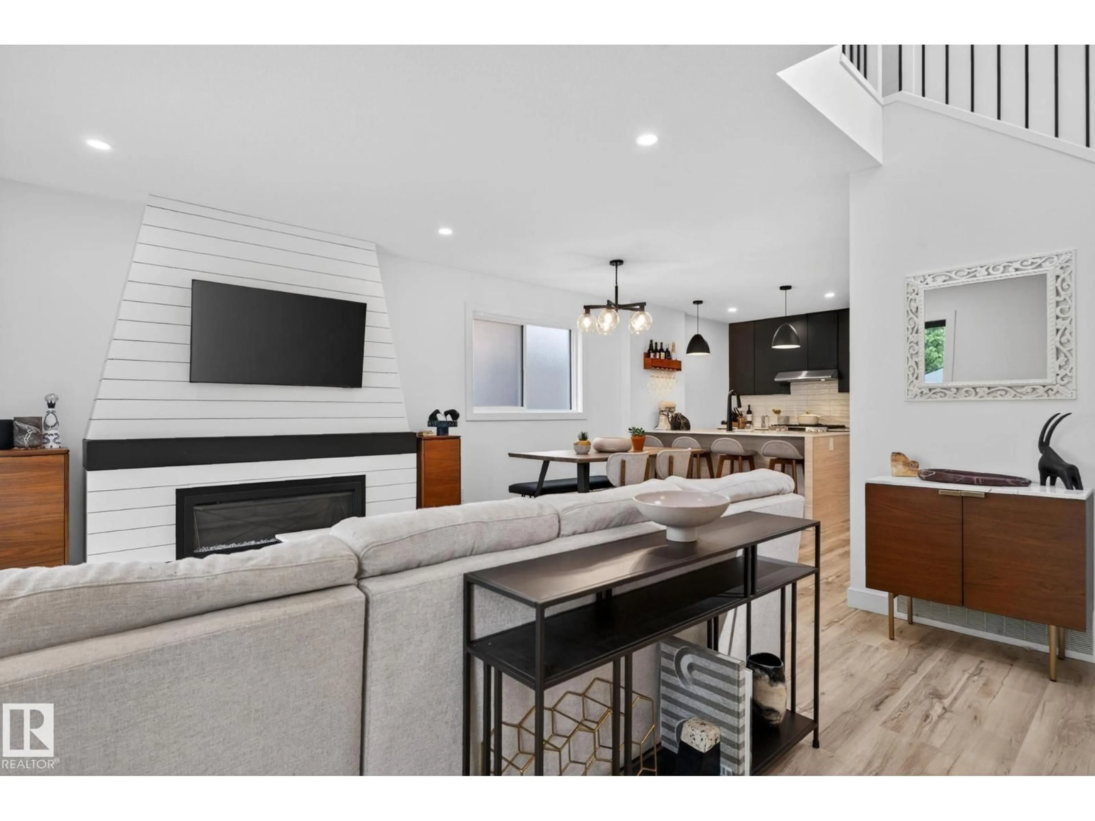Open concept kitchen, unknown for NW - 11539 86 ST, Edmonton Alberta T5B3J4