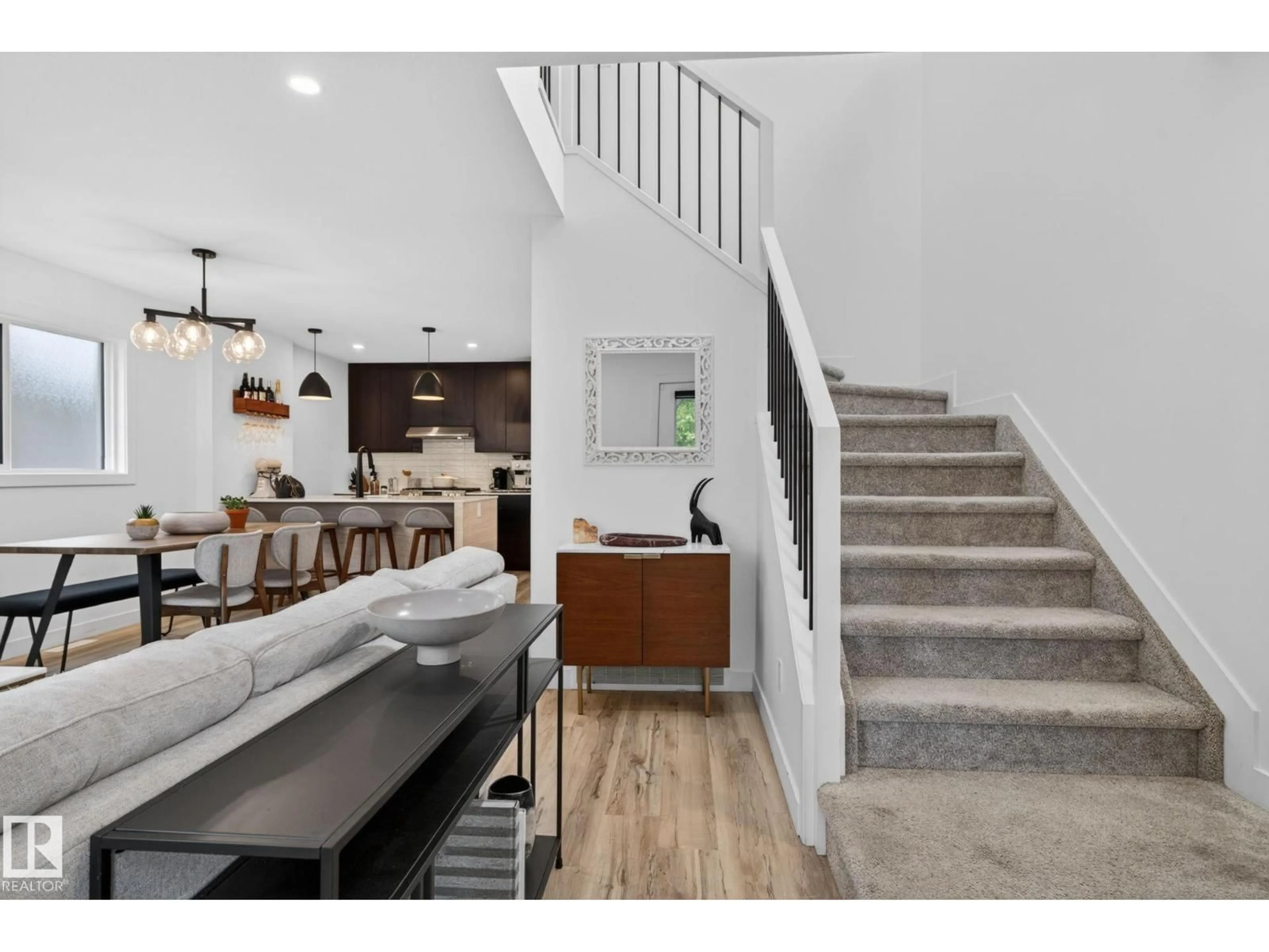 Open concept kitchen, unknown for NW - 11539 86 ST, Edmonton Alberta T5B3J4