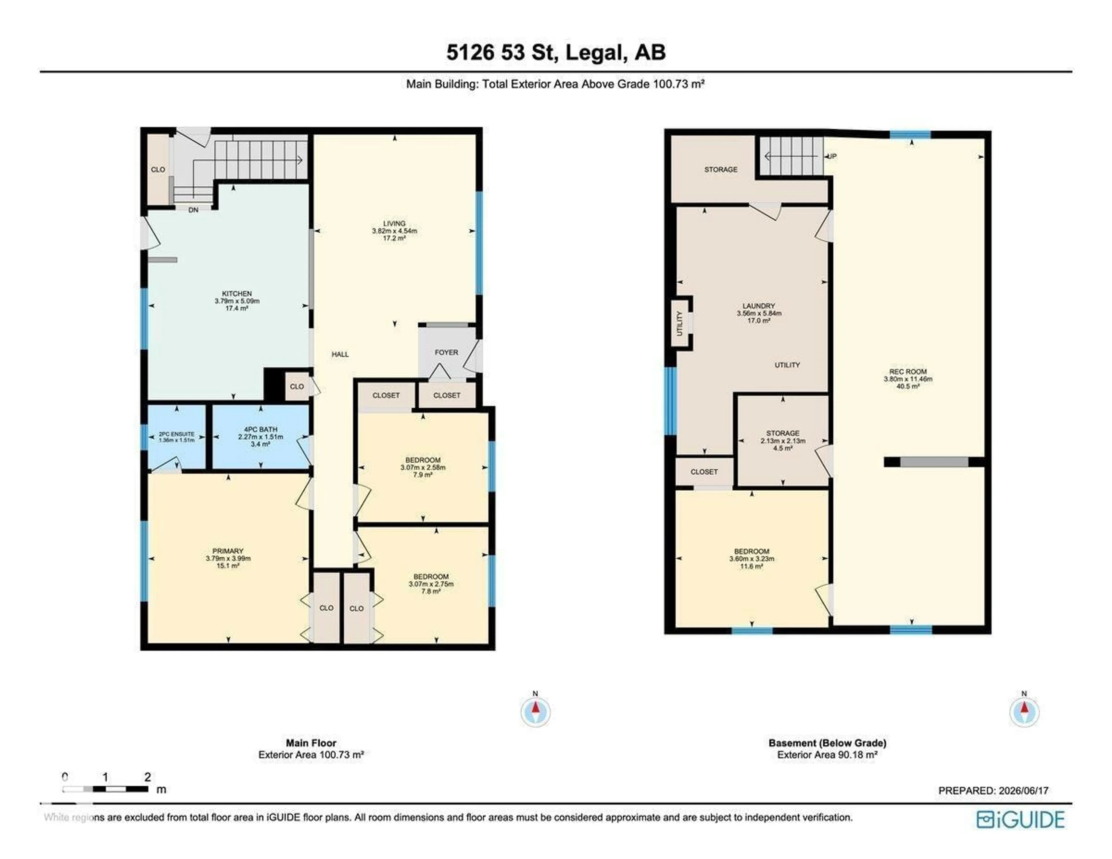 Floor plan for 5126 53 STREET, Legal Alberta T0G1L0