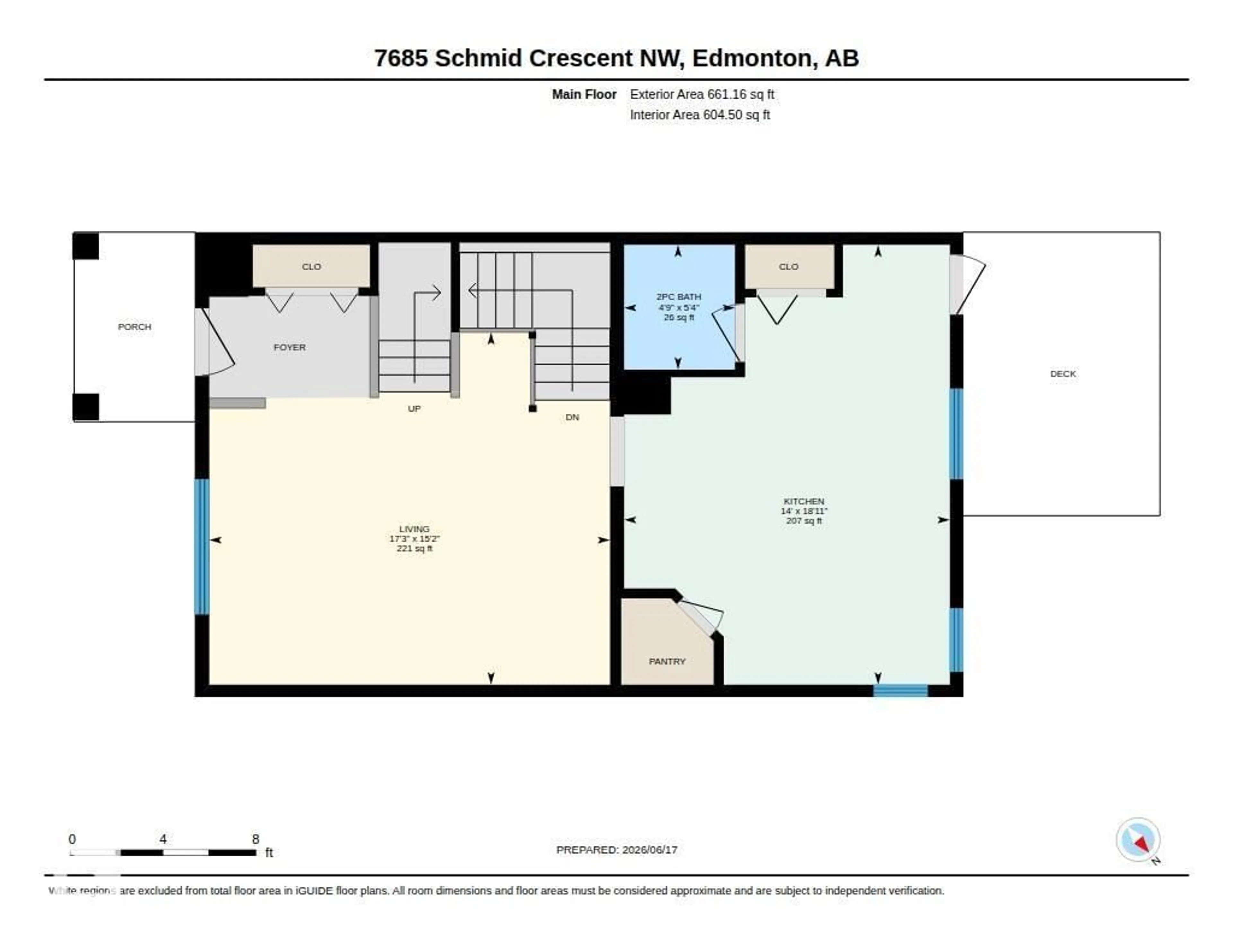 Floor plan for 7685 SCHMID CR, Edmonton Alberta T6R0K7