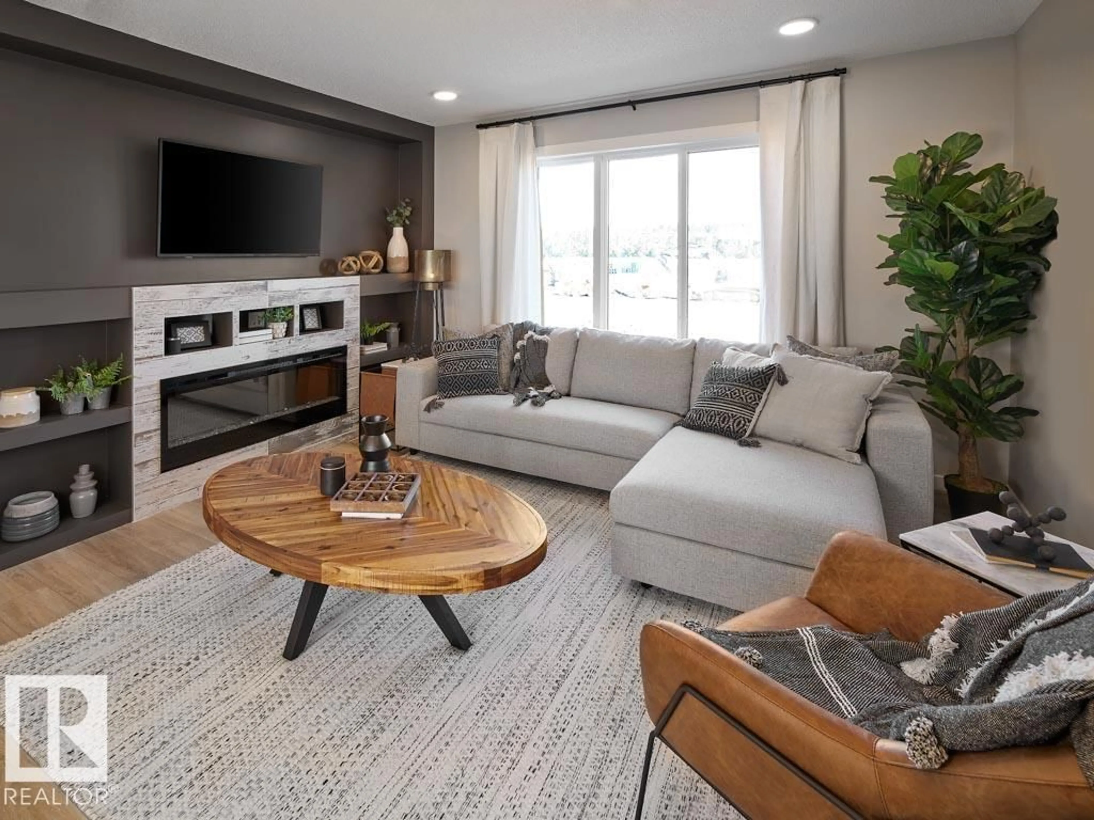 Living room with furniture, unknown for 17 - 3705 141 ST, Edmonton Alberta T6W5M9