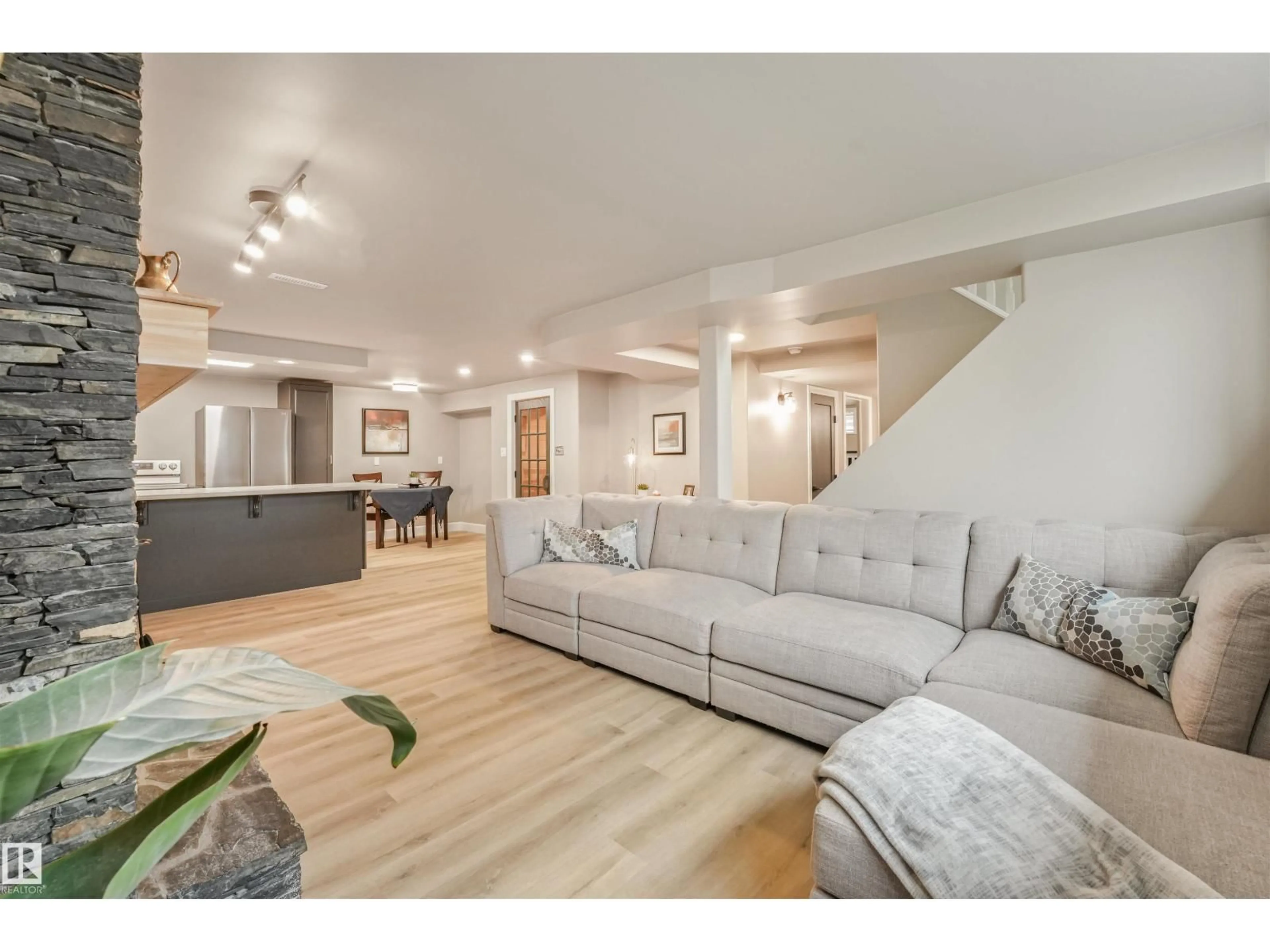 Living room with furniture, unknown for NW - 13427 111 ST, Edmonton Alberta T5E4Z7