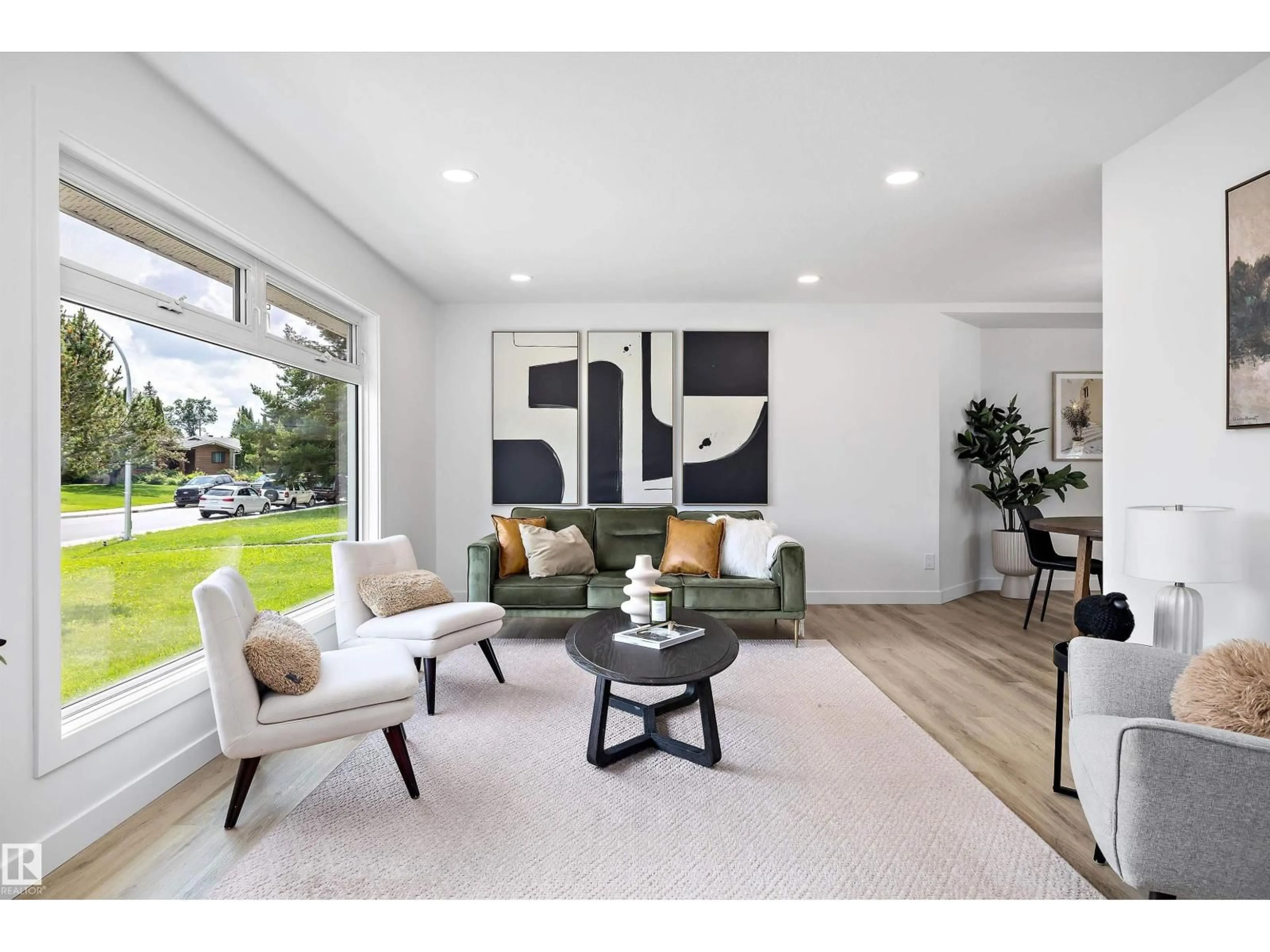 Living room with furniture, unknown for 7004 93 AV, Edmonton Alberta T6B0W6