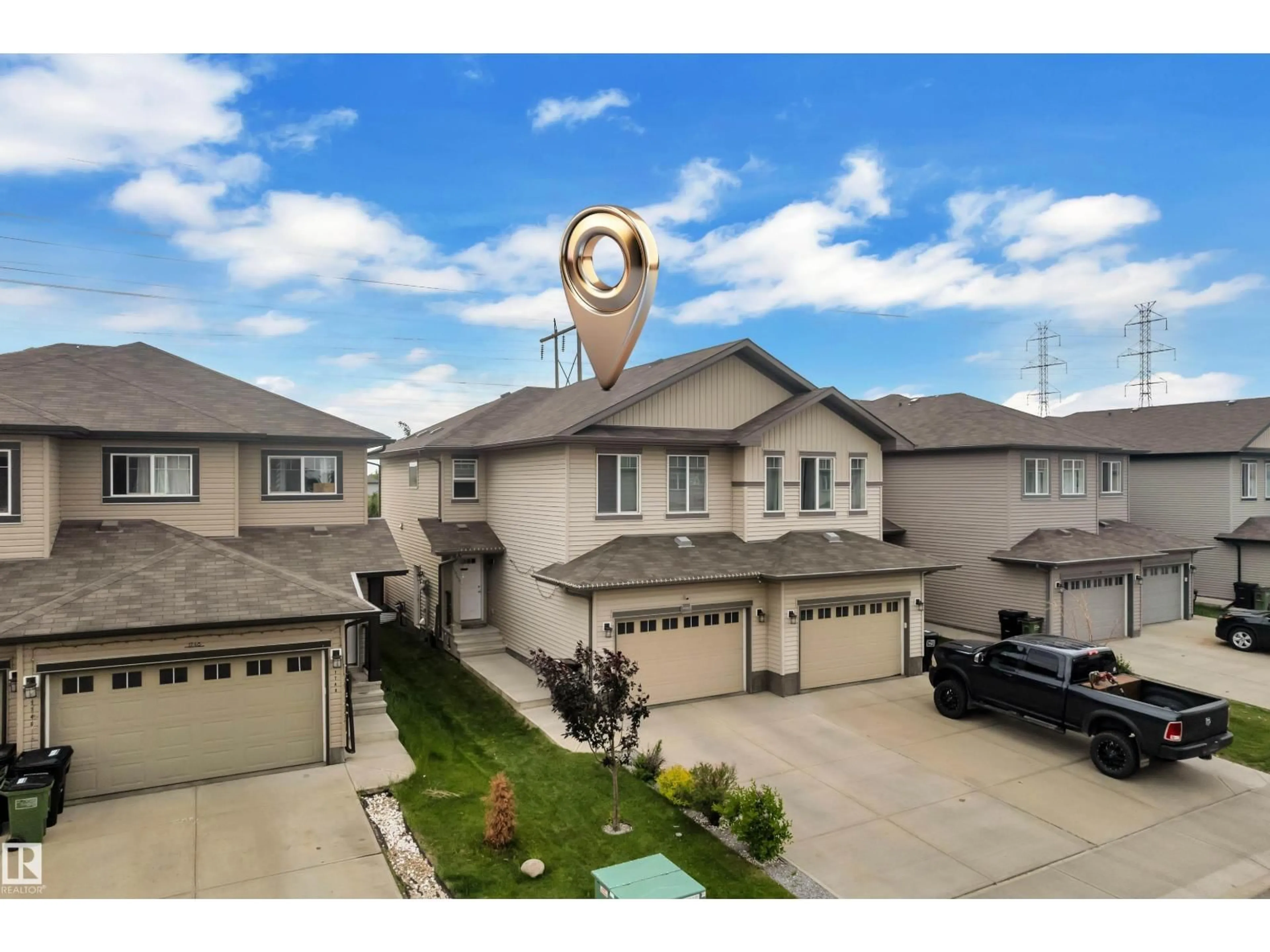 A pic from outside/outdoor area/front of a property/back of a property/a pic from drone, street for NW - 1750 27 ST, Edmonton Alberta T6T2G5
