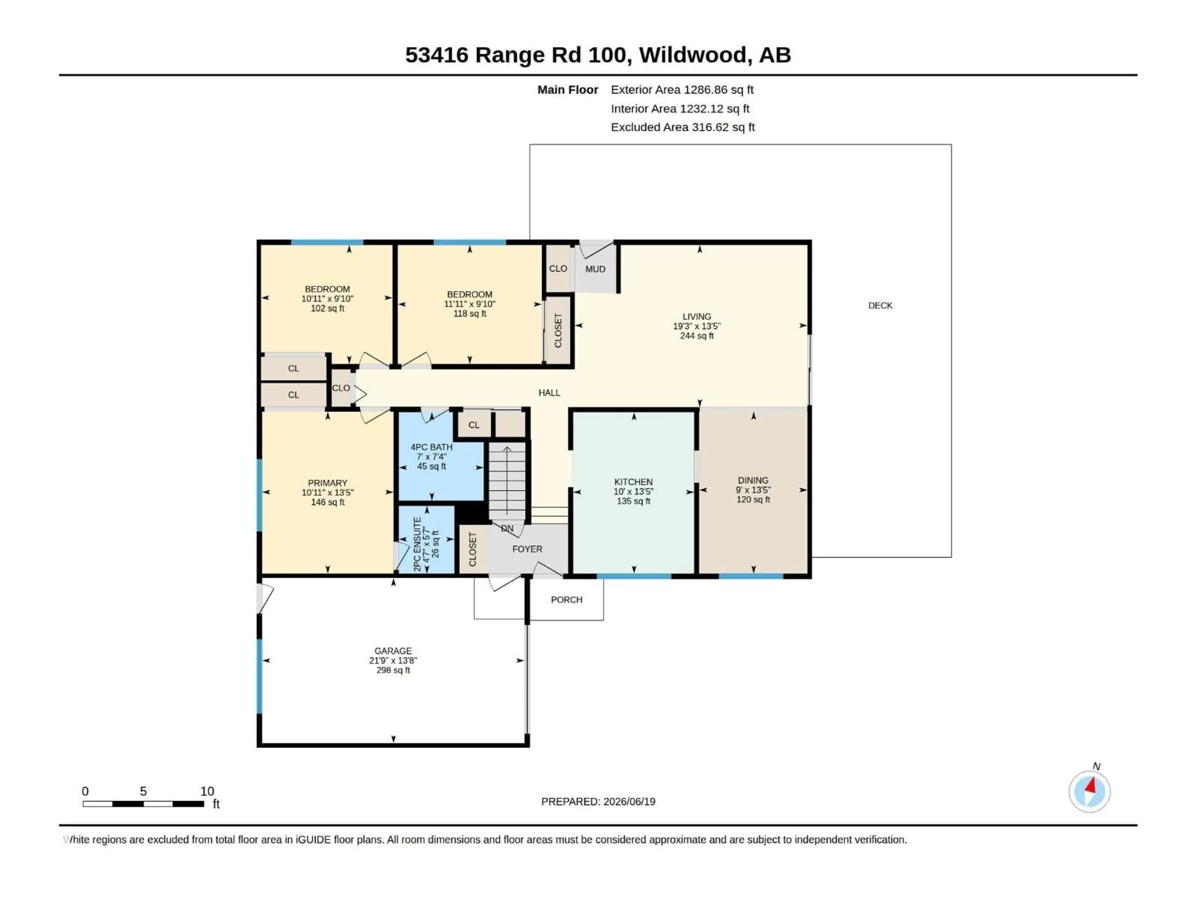 Floor plan for 53416 RR 100, Rural Yellowhead Alberta T0E2M0