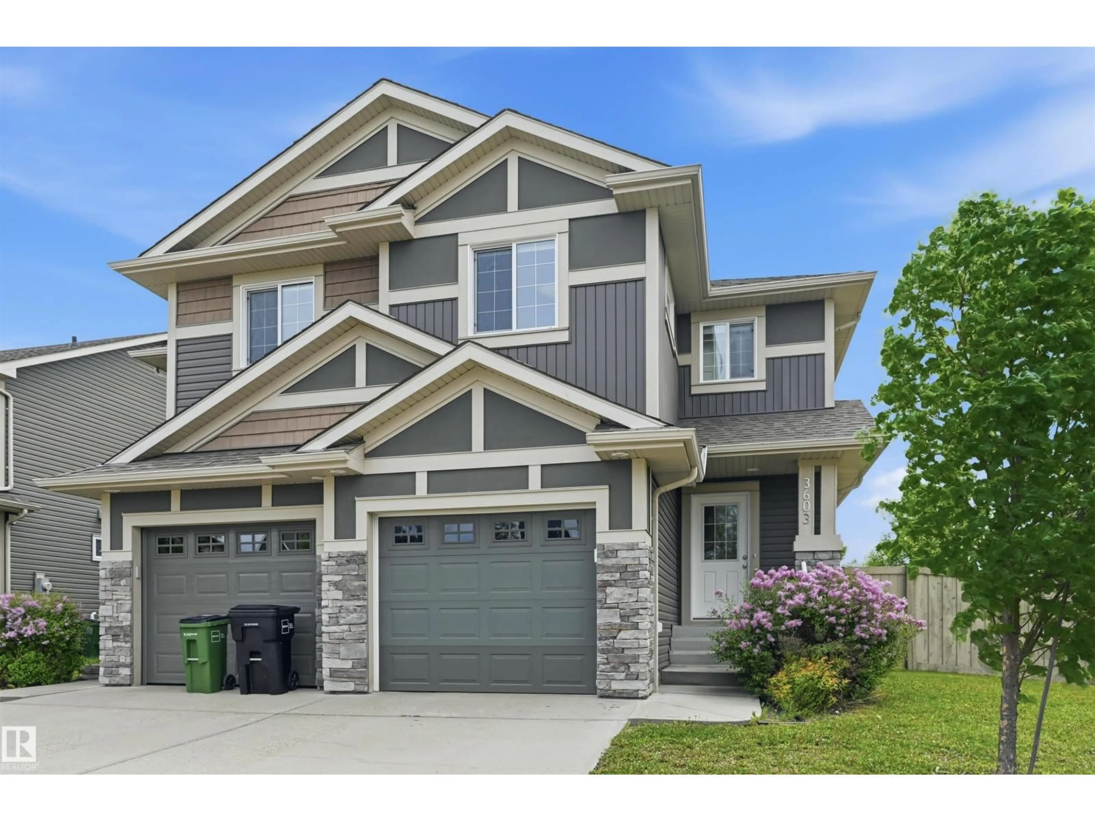Home with vinyl exterior material, street for 3603 ATKINSON LO, Edmonton Alberta T6W0X3