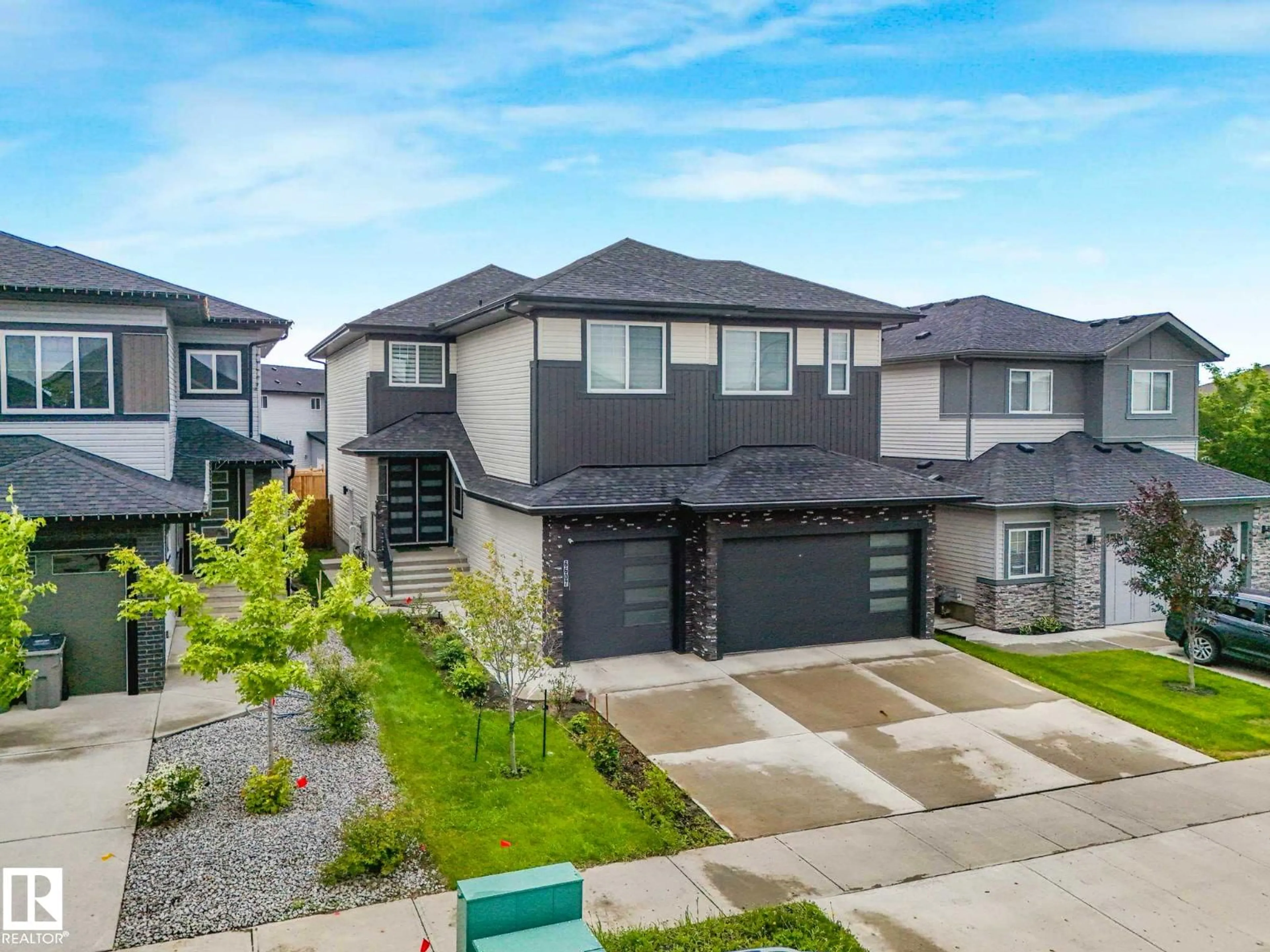A pic from outside/outdoor area/front of a property/back of a property/a pic from drone, street for 6607 53 AV, Beaumont Alberta T4X2A3