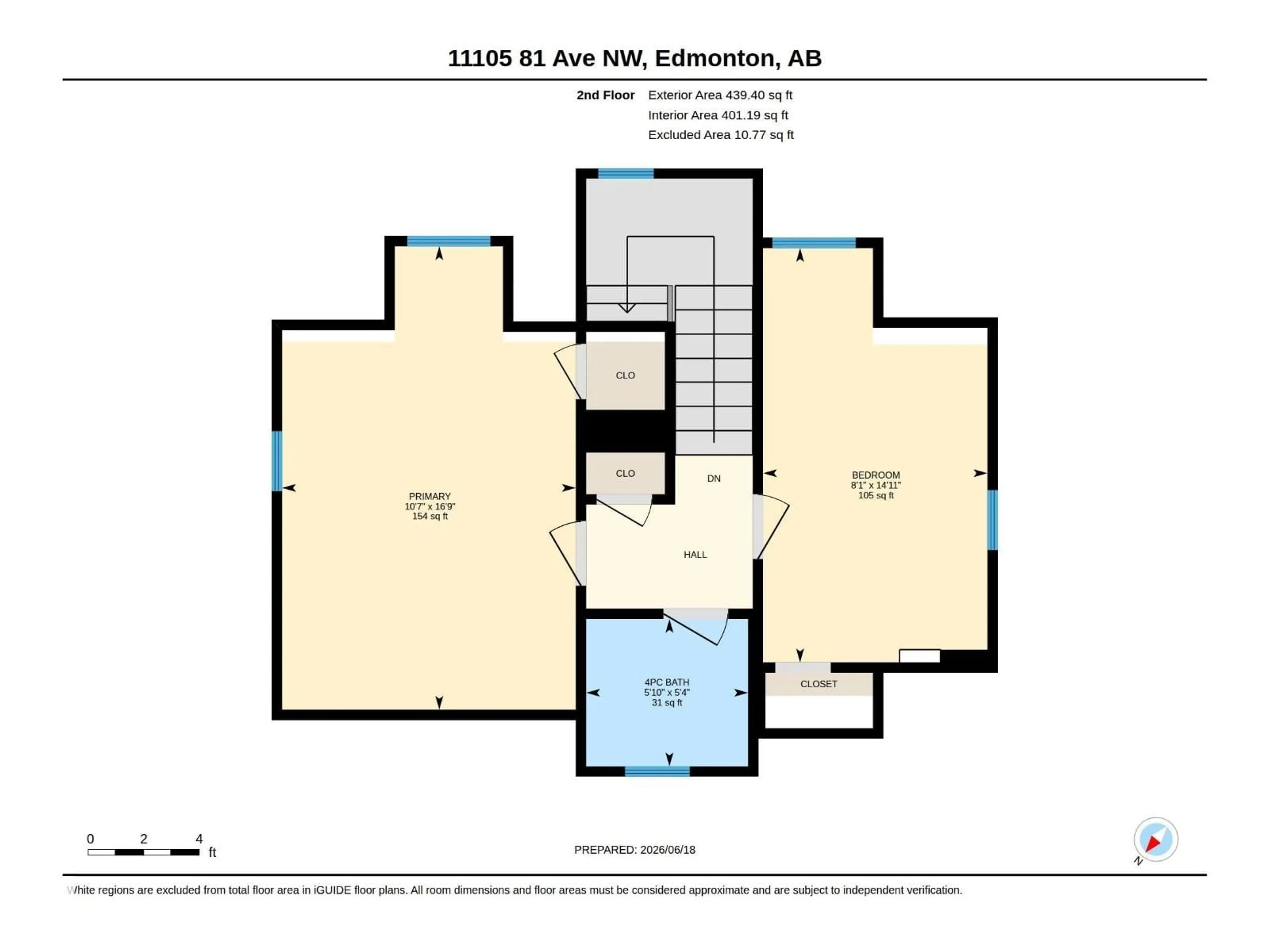 Floor plan for 11105 81 AV, Edmonton Alberta T6G0S6