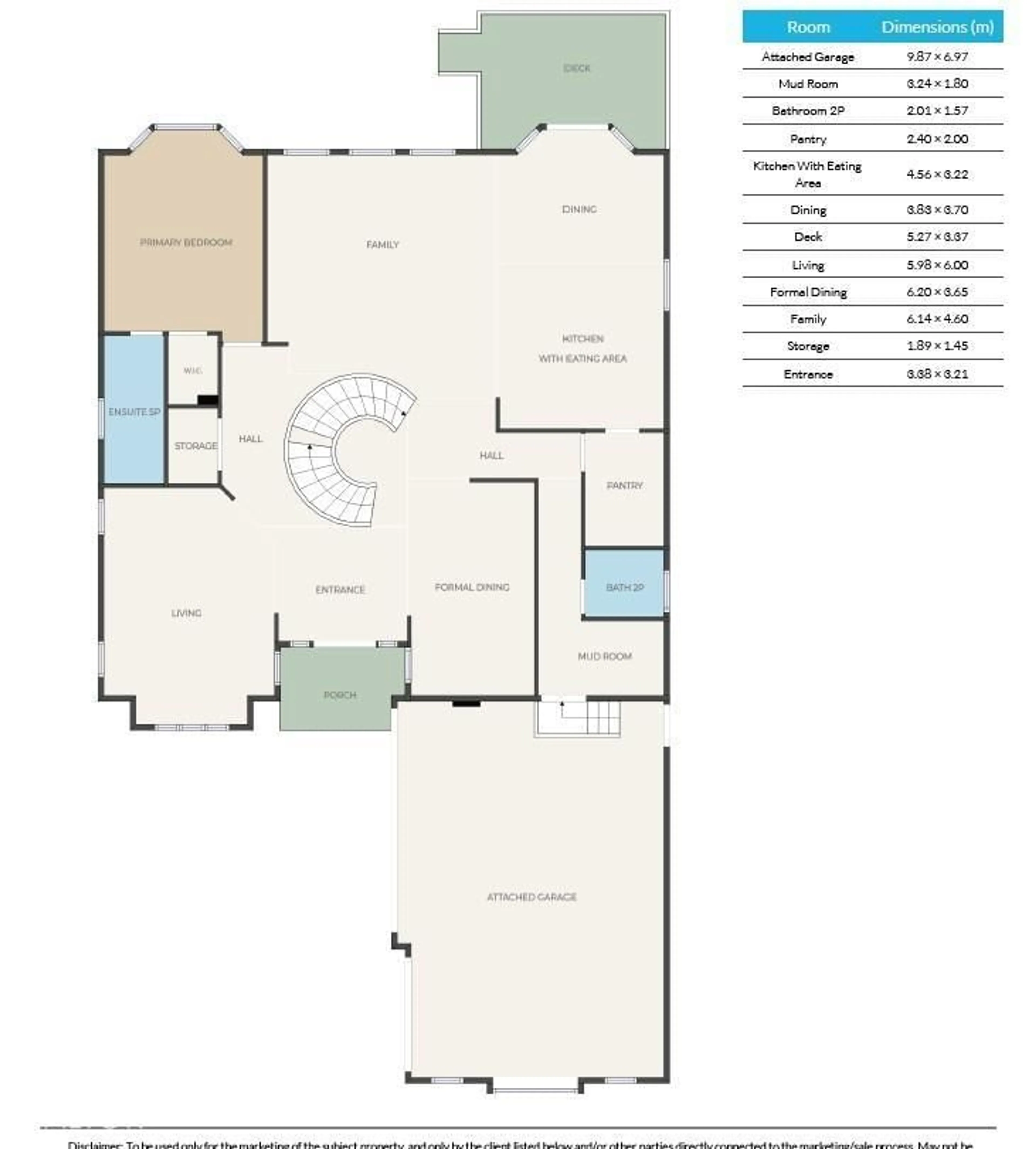 Floor plan for 5511 MCLUHAN BLUFF BL, Edmonton Alberta T6R0J4