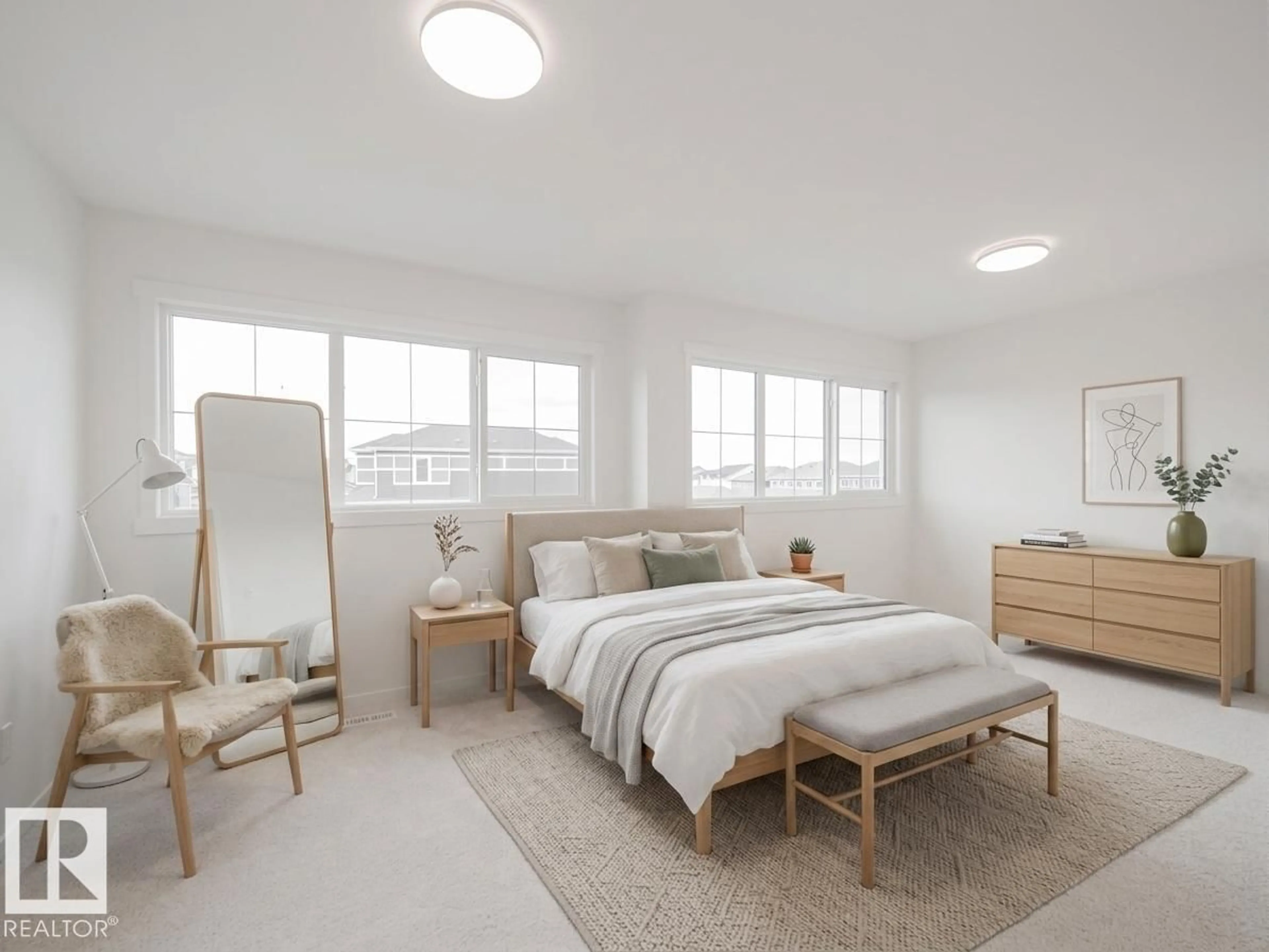 Bedroom with bed, unknown for 85 ROSA CR, St. Albert Alberta T8N8G5