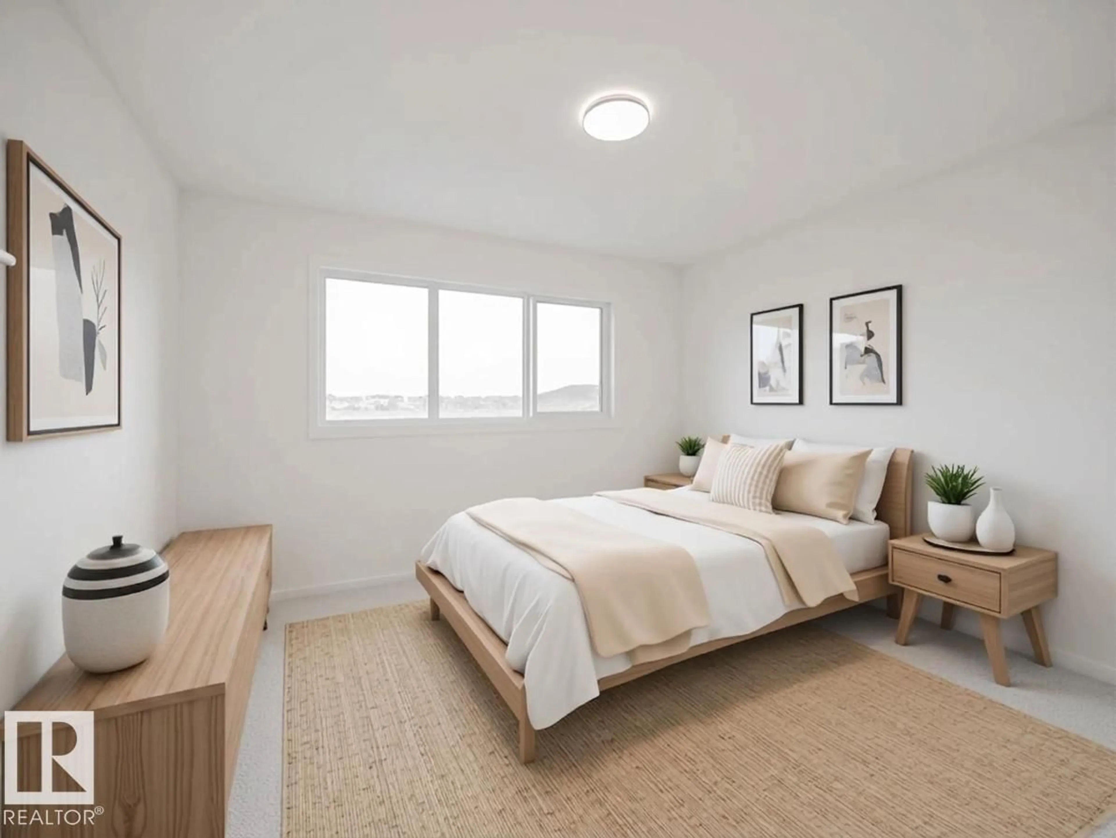 Bedroom with bed, unknown for 85 ROSA CR, St. Albert Alberta T8N8G5