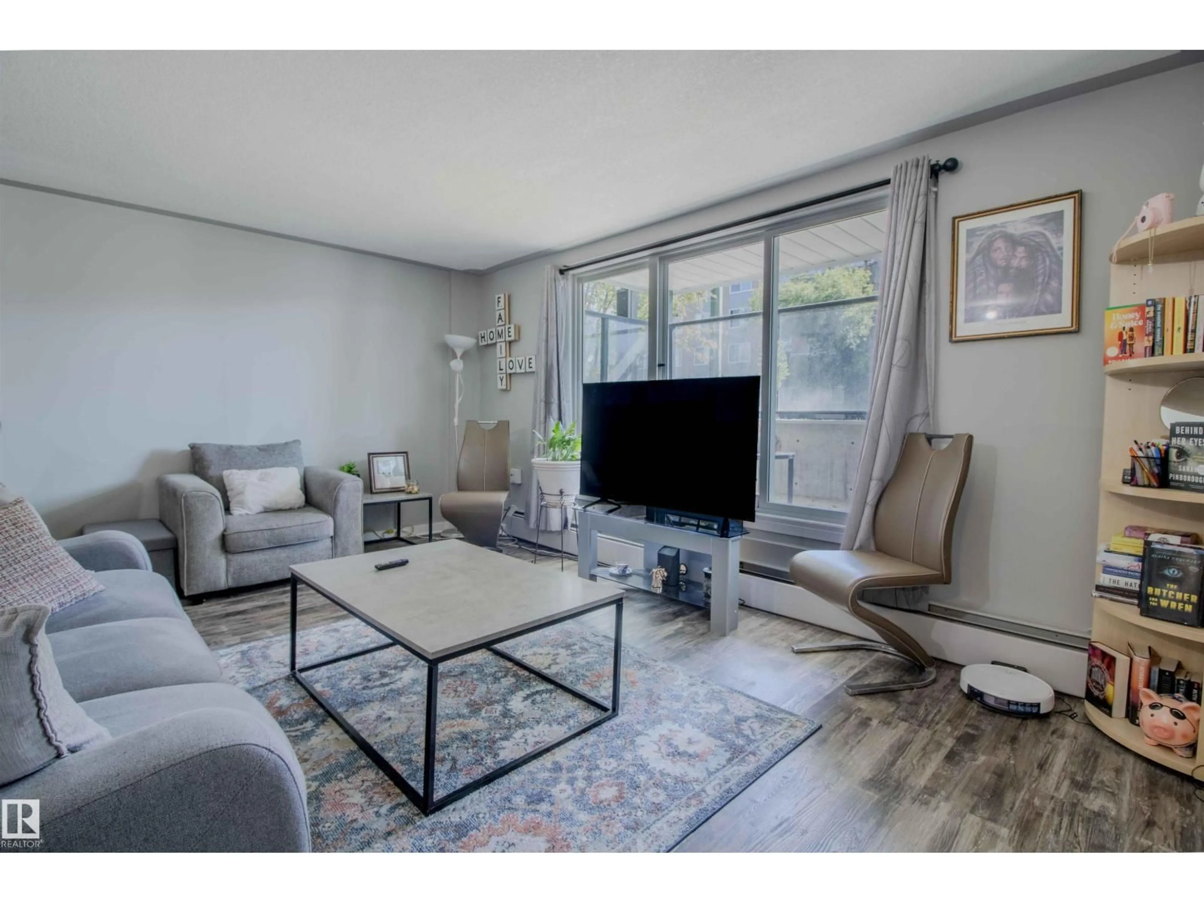 Living room with furniture, unknown for 11010 - 27 124 ST, Edmonton Alberta T5M0J3