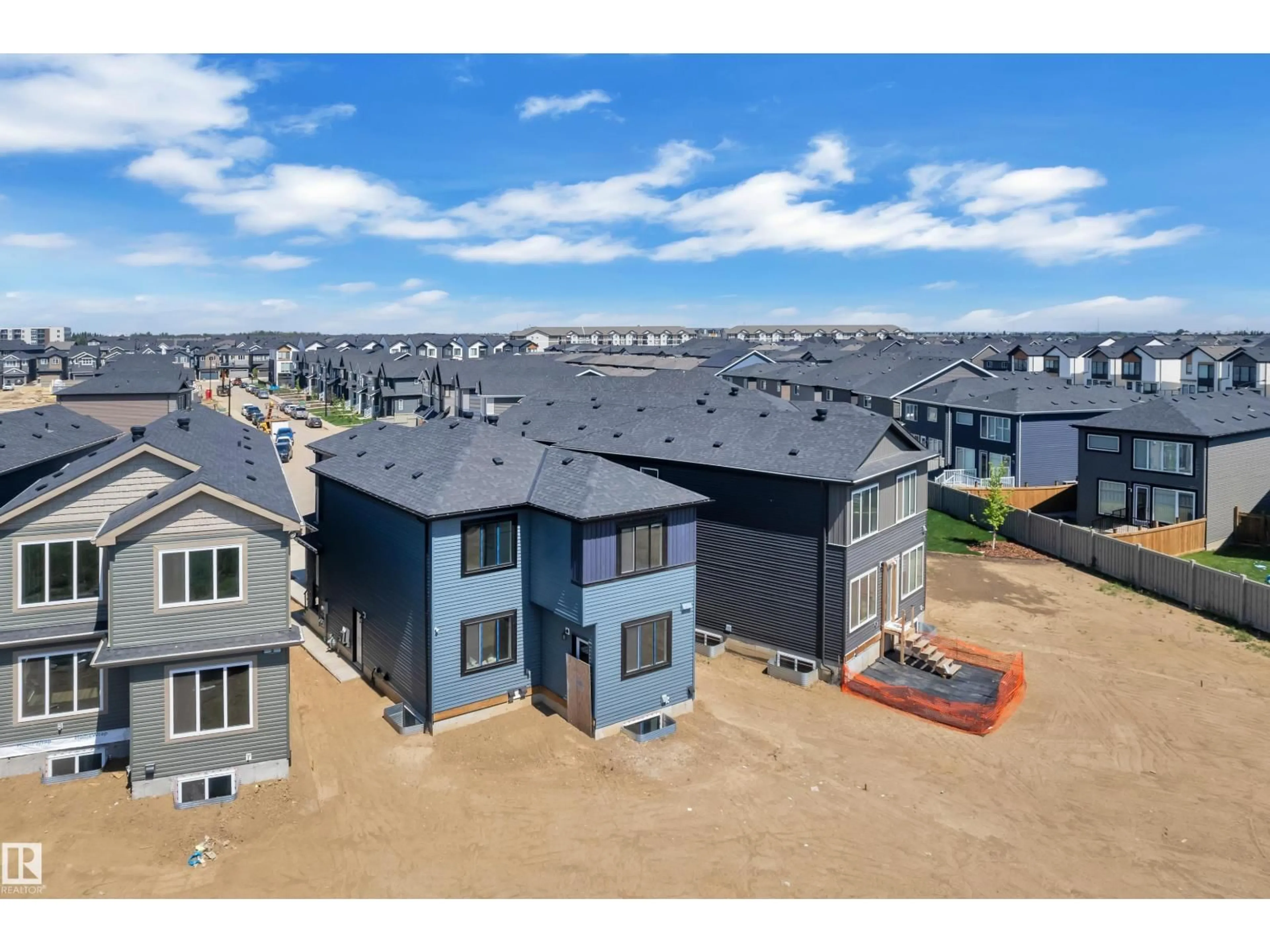 A pic from outside/outdoor area/front of a property/back of a property/a pic from drone, mountain view for 22803 80 AV, Edmonton Alberta T5T7X8