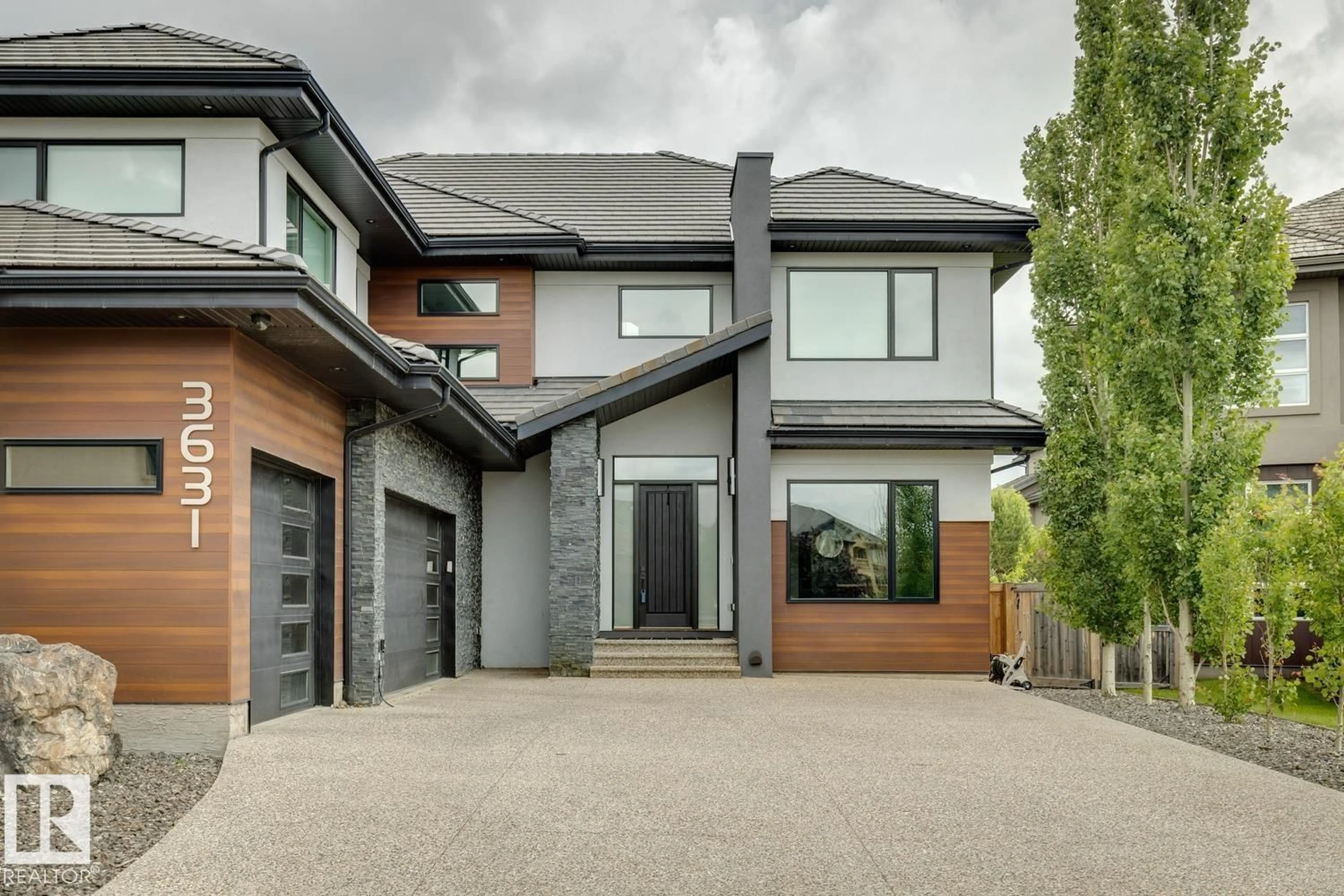 Home with brick exterior material, street for 3631 WESTCLIFF WY, Edmonton Alberta T6W2L2