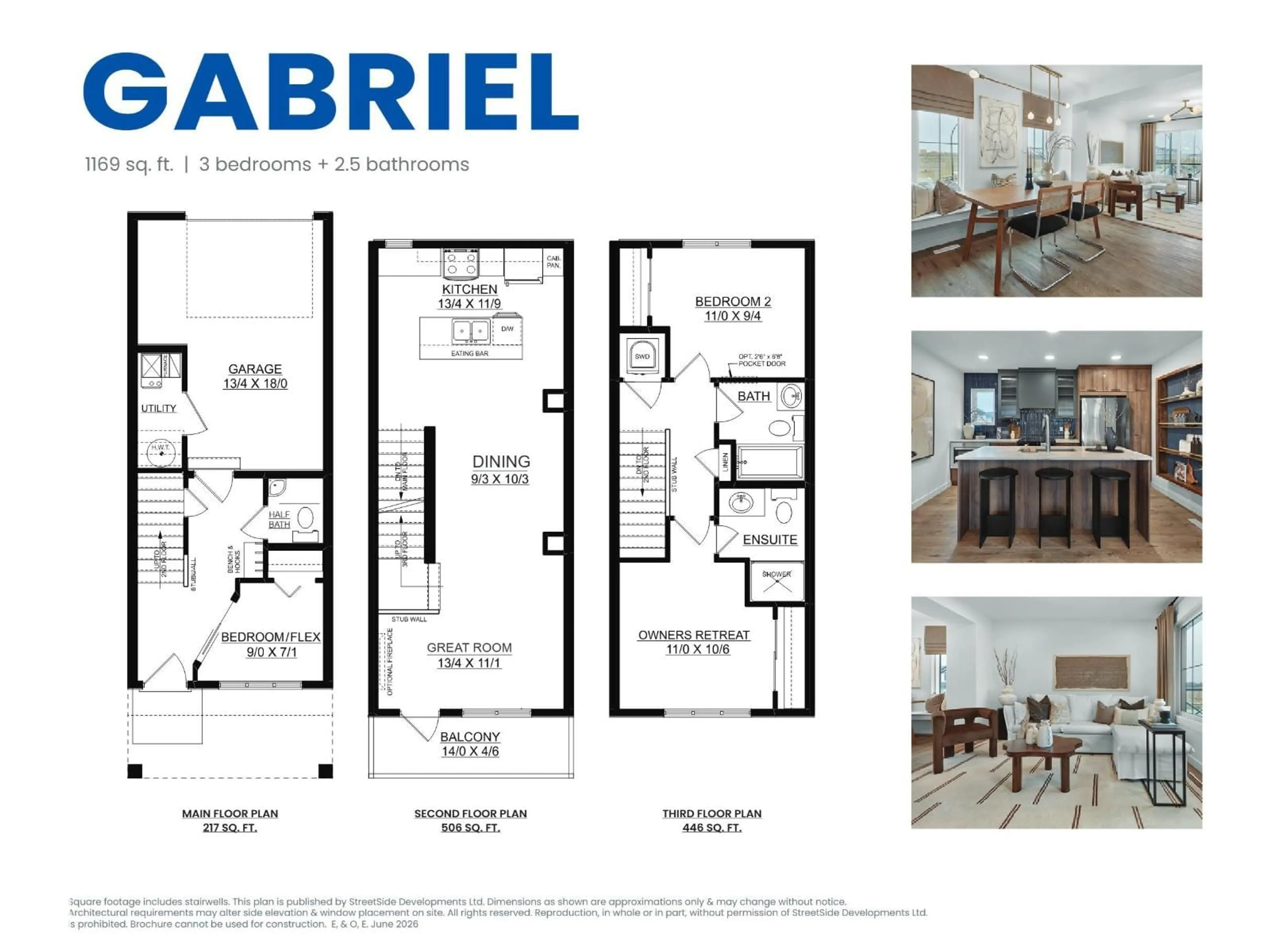 Floor plan for 534 UPLANDS DR, Edmonton Alberta T6M3M3