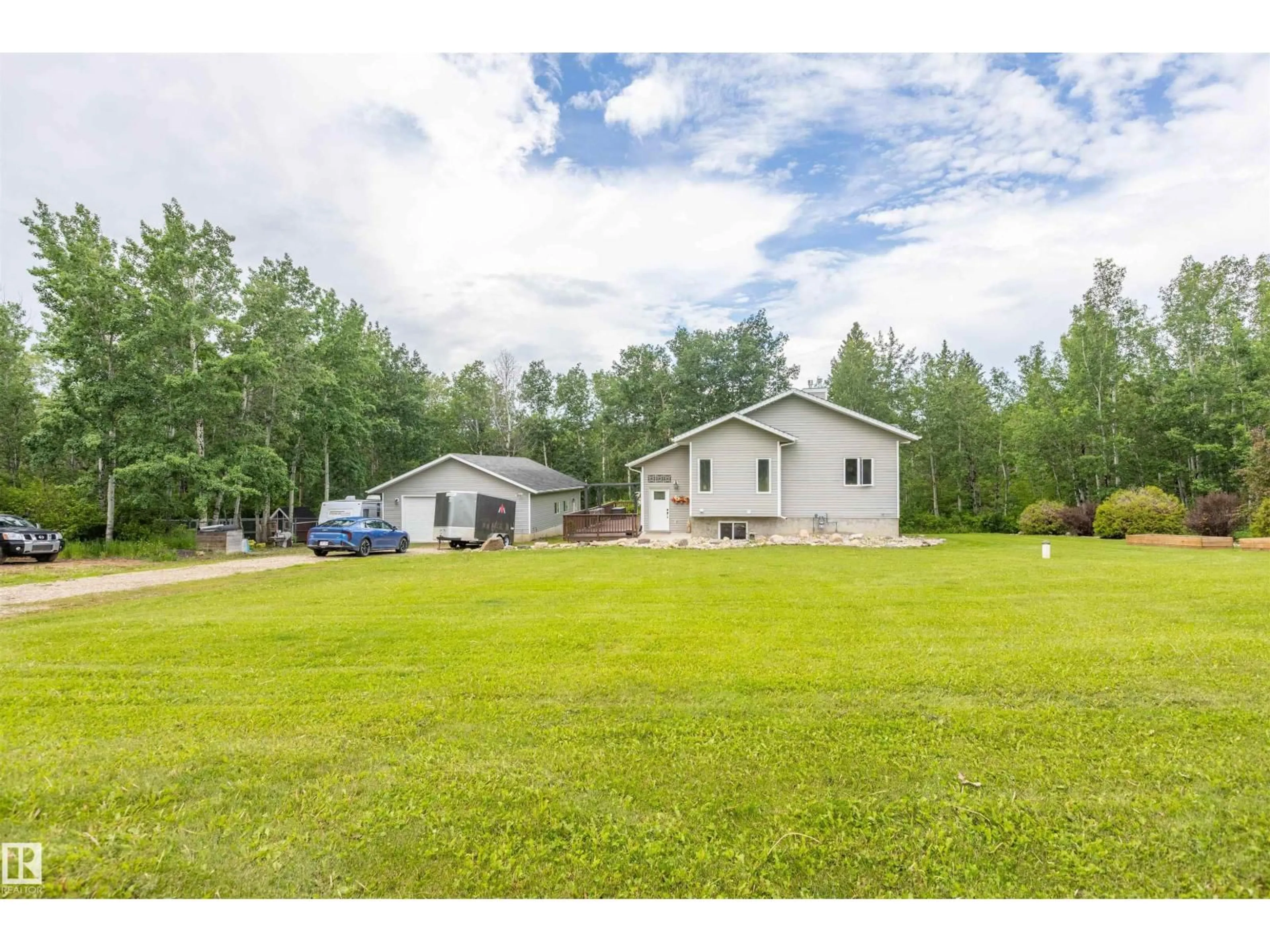 A pic from outside/outdoor area/front of a property/back of a property/a pic from drone, unknown for 202 - 55109 HWY 777, Rural Lac Ste. Anne County Alberta T0E1V0