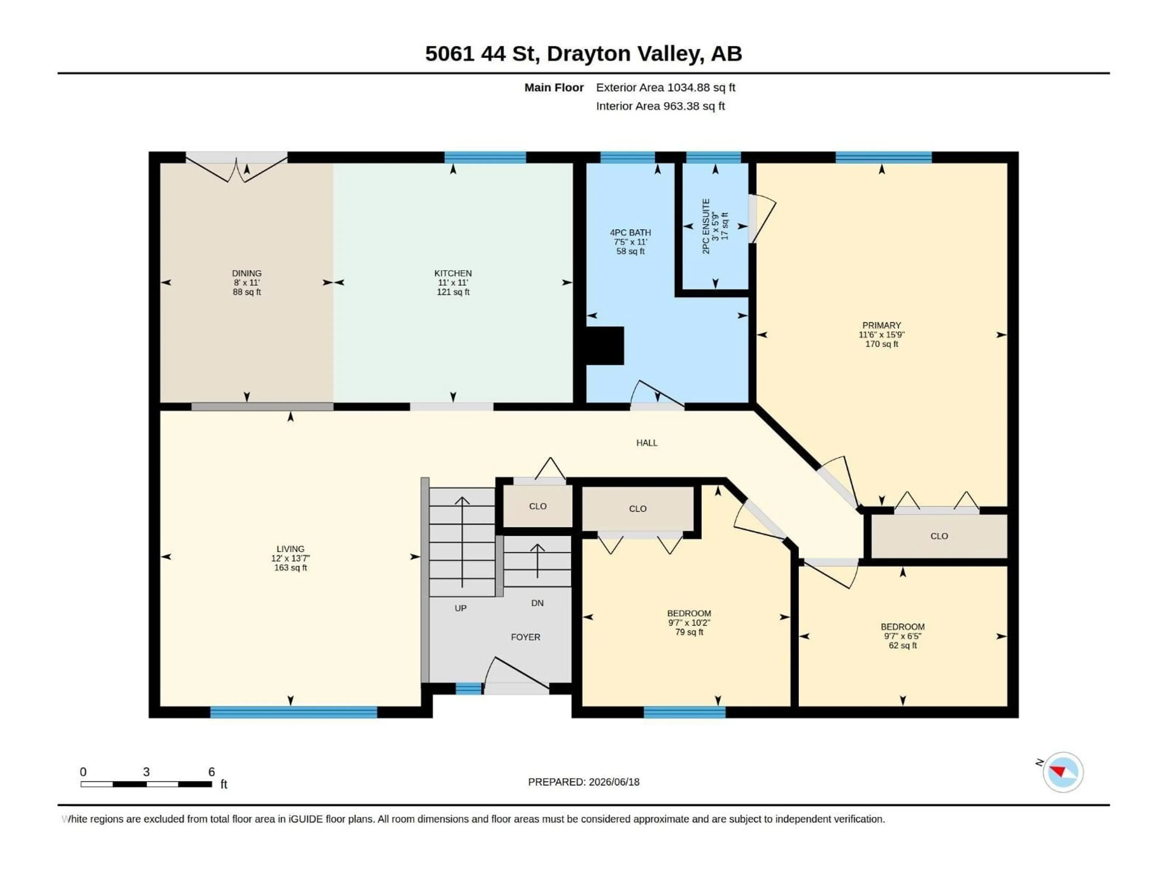 Floor plan for 5061 44 ST, Drayton Valley Alberta T7A1B7