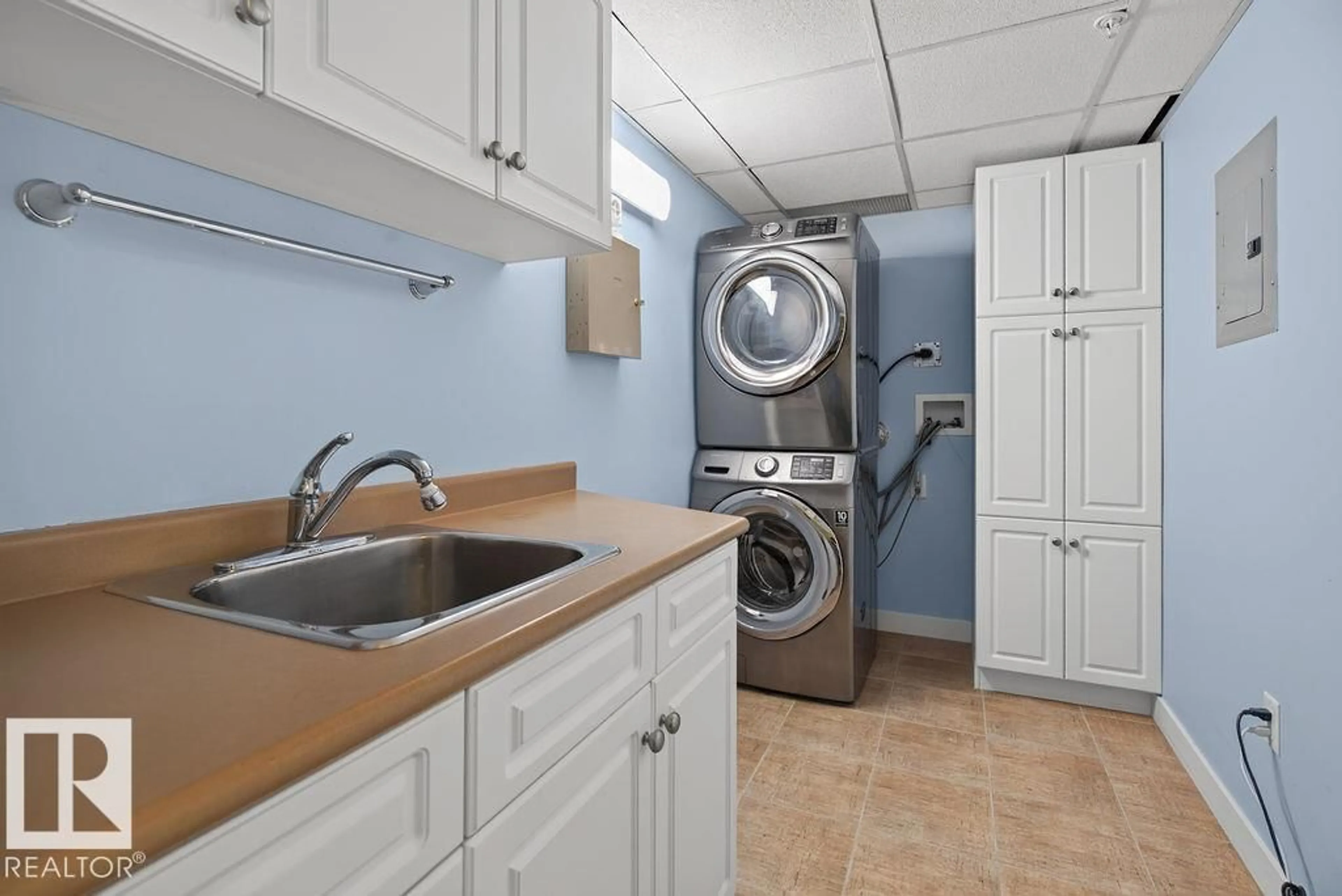 Laundry room for #106 - 1406 HODGSON WY, Edmonton Alberta T6R3K1