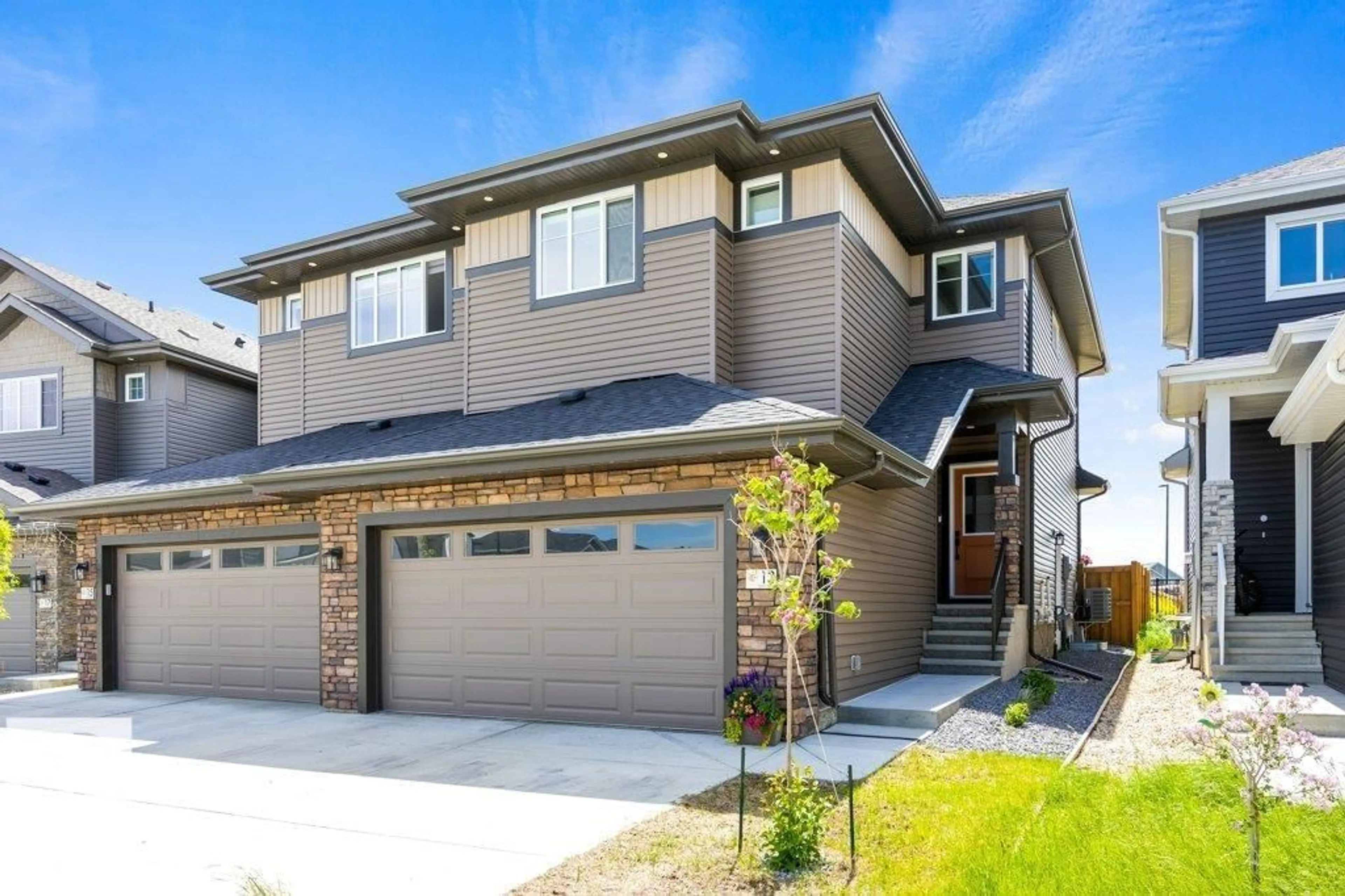 Home with brick exterior material, street for 13 ELKO BN, St. Albert Alberta T8N7Z9