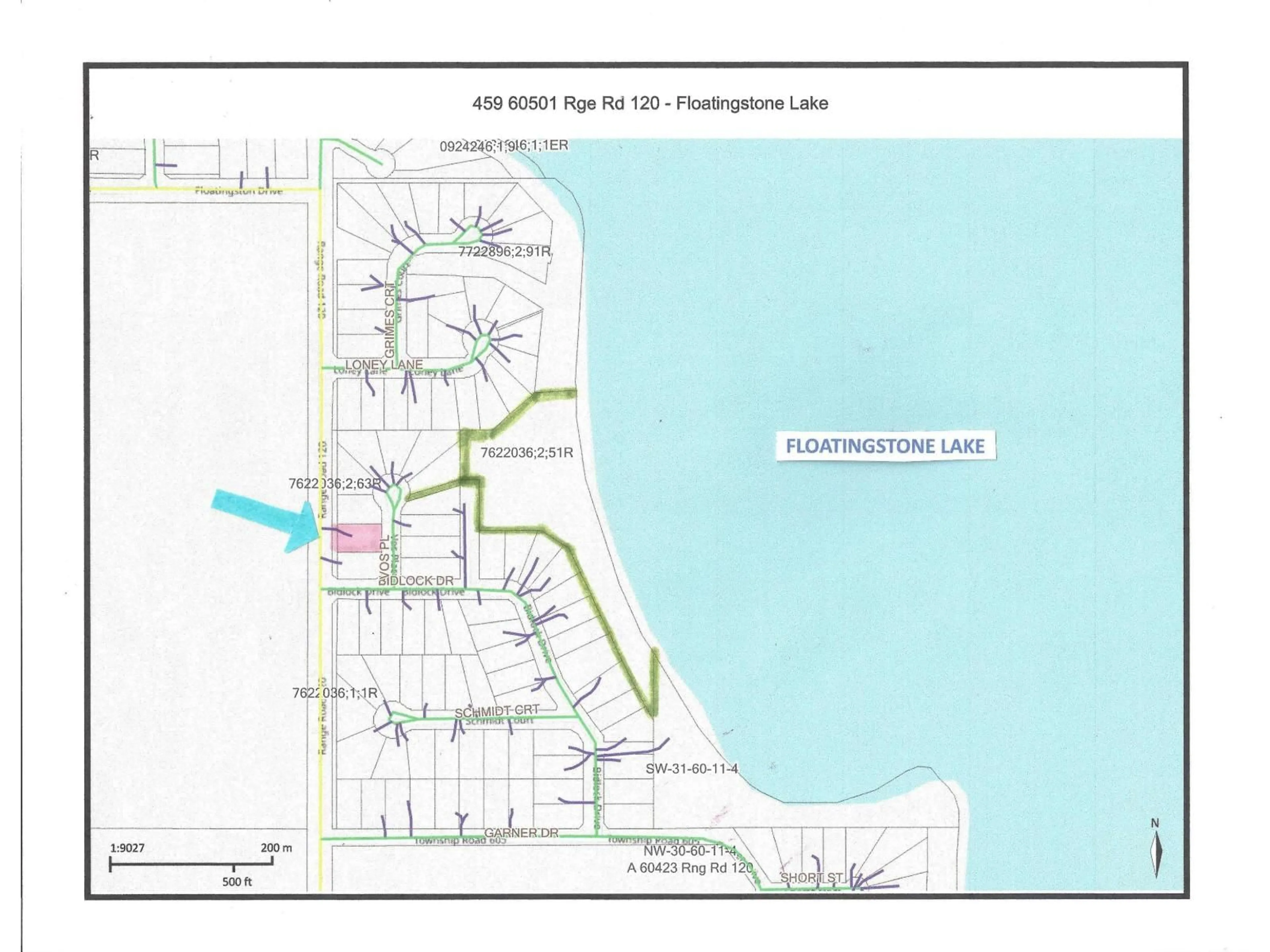 Picture of a map for 60501 - 459 RANGE RD 120, Rural St. Paul County Alberta T0A0N0