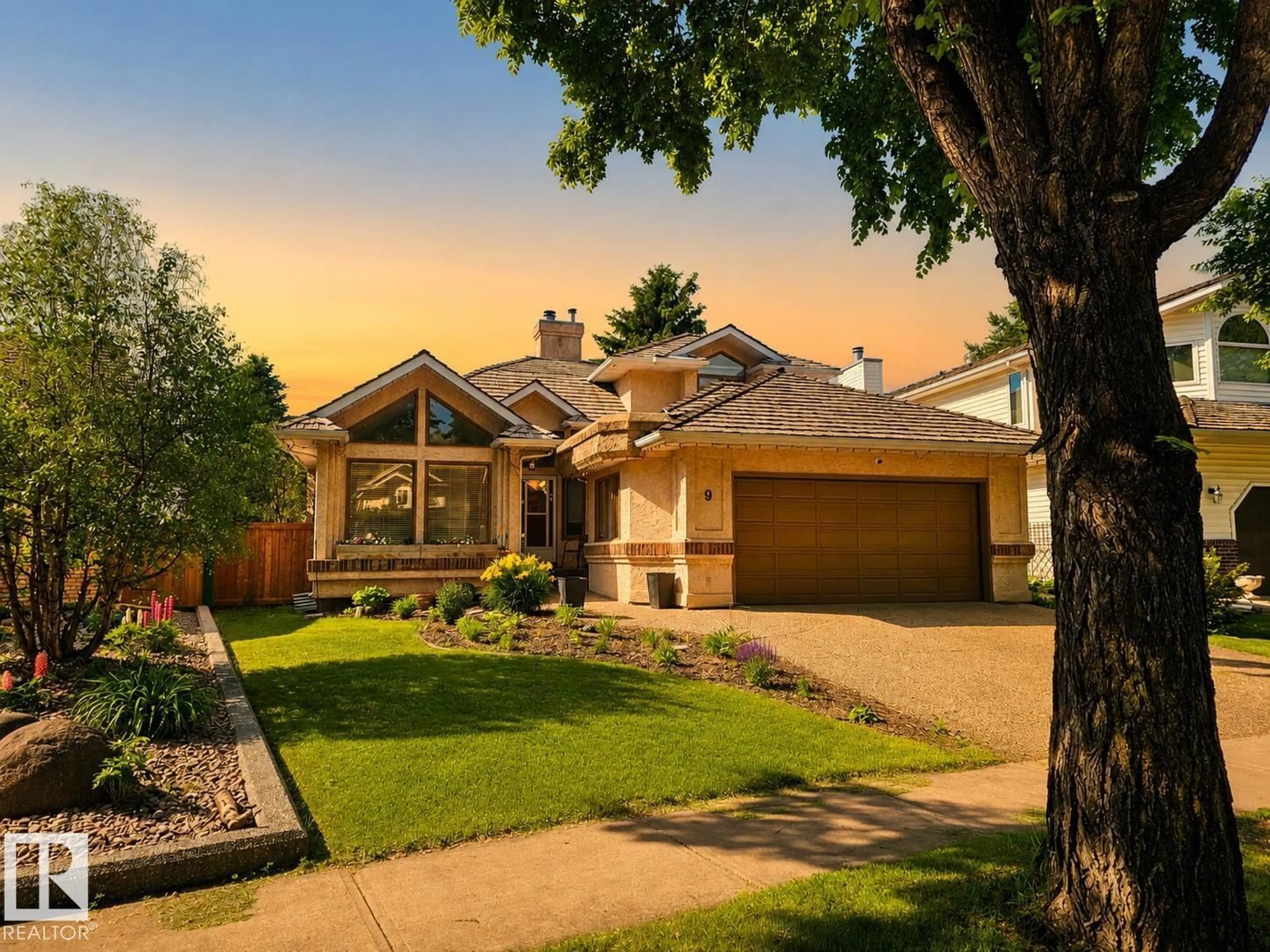 Home with brick exterior material, street for 9 EMERALD TC, St. Albert Alberta T8N5S4